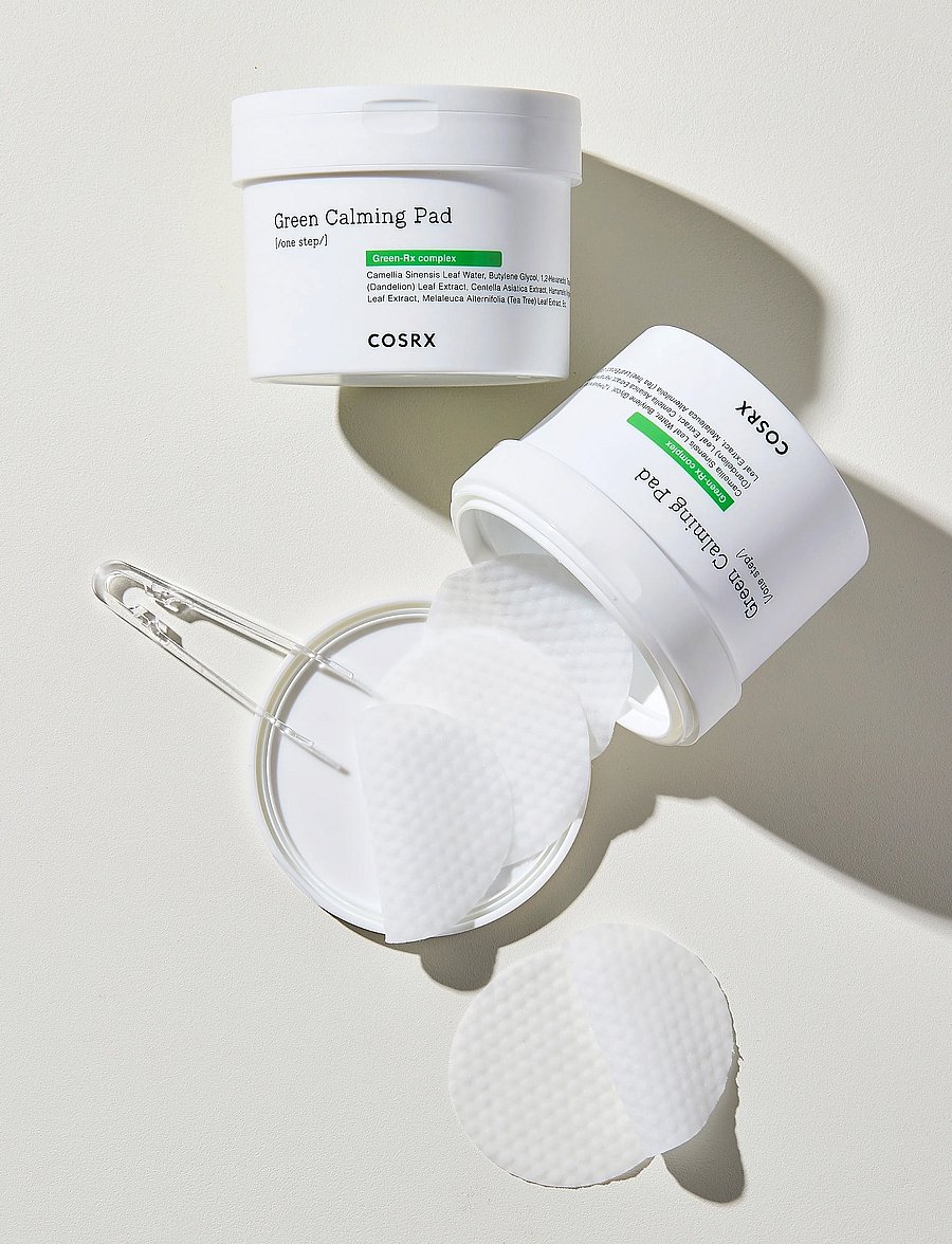 COSRX - One Step Green Hero Calming Pad - suvine nahk - white - 3