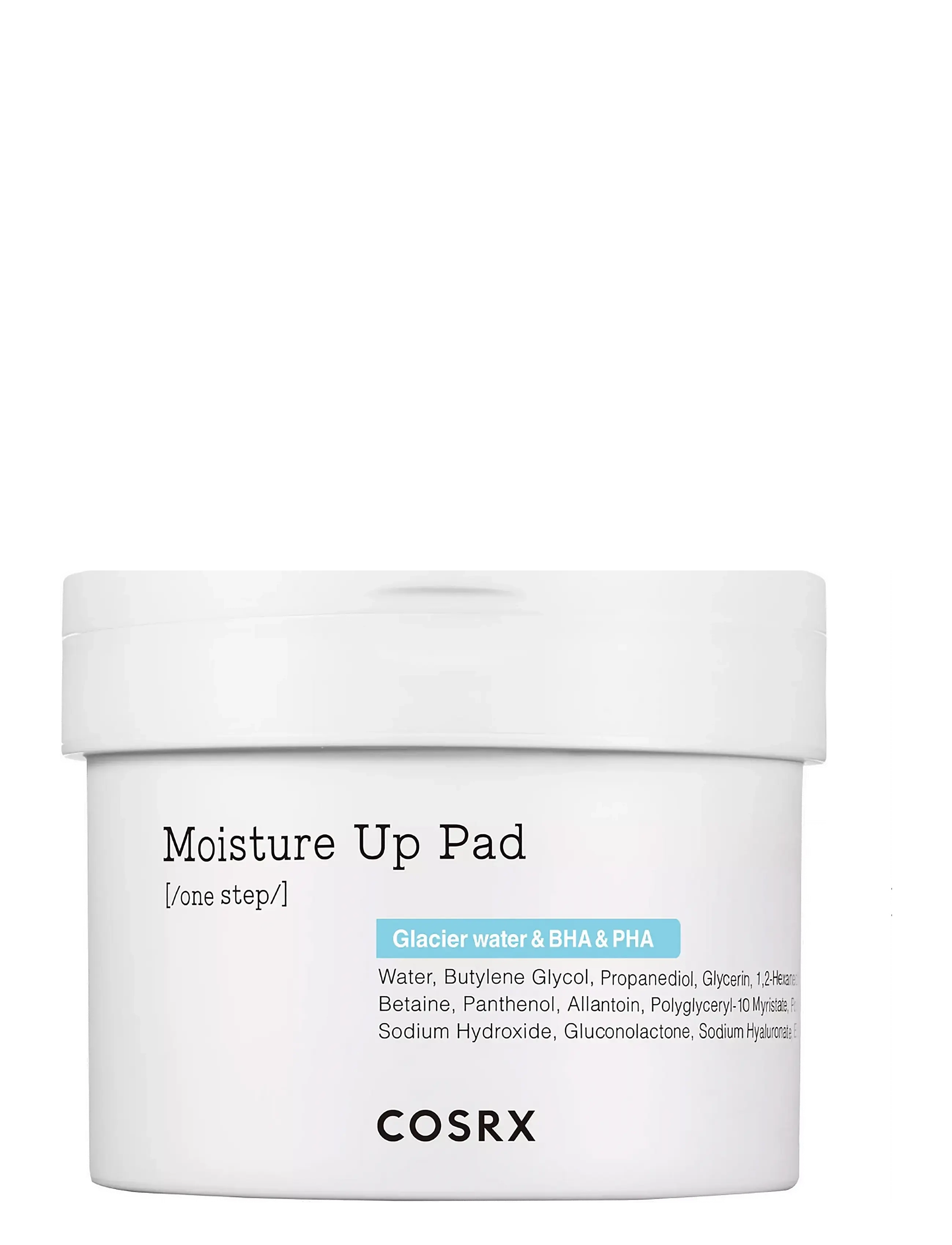 COSRX One Step Moisture Up Pad, Ansigtsvask & Rensemiddel, Nude, Str: 200 ml