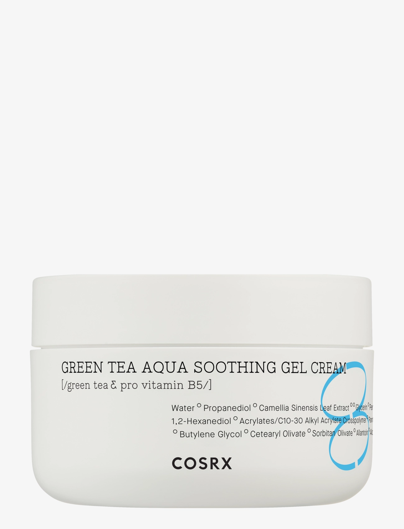 COSRX Hydrium Green Tea Aqua Soothing Gel Cream, Fugtighedsmaske, Nude, Str: 50 ML