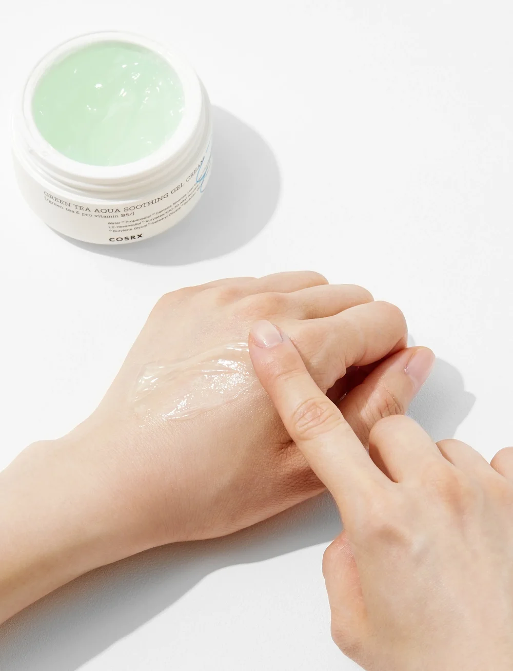 COSRX - Hydrium Green tea Aqua Soothing Gel Cream - niisutavad maskid - white - 3