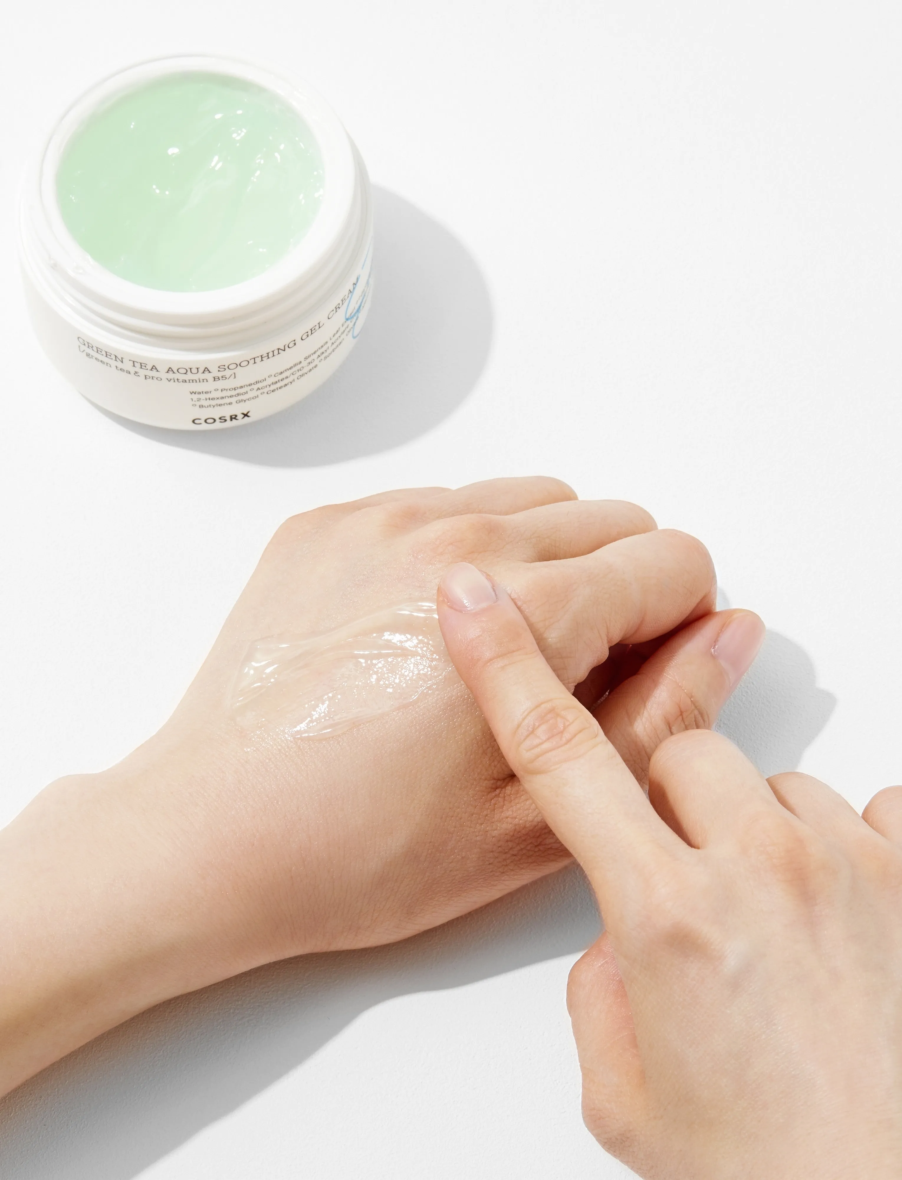COSRX - Hydrium Green tea Aqua Soothing Gel Cream - white - 3