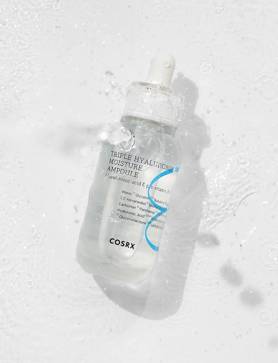 COSRX - Hydrium Triple Hyaluronic Moisture Ampoule - seerumid ja õlid - white - 0