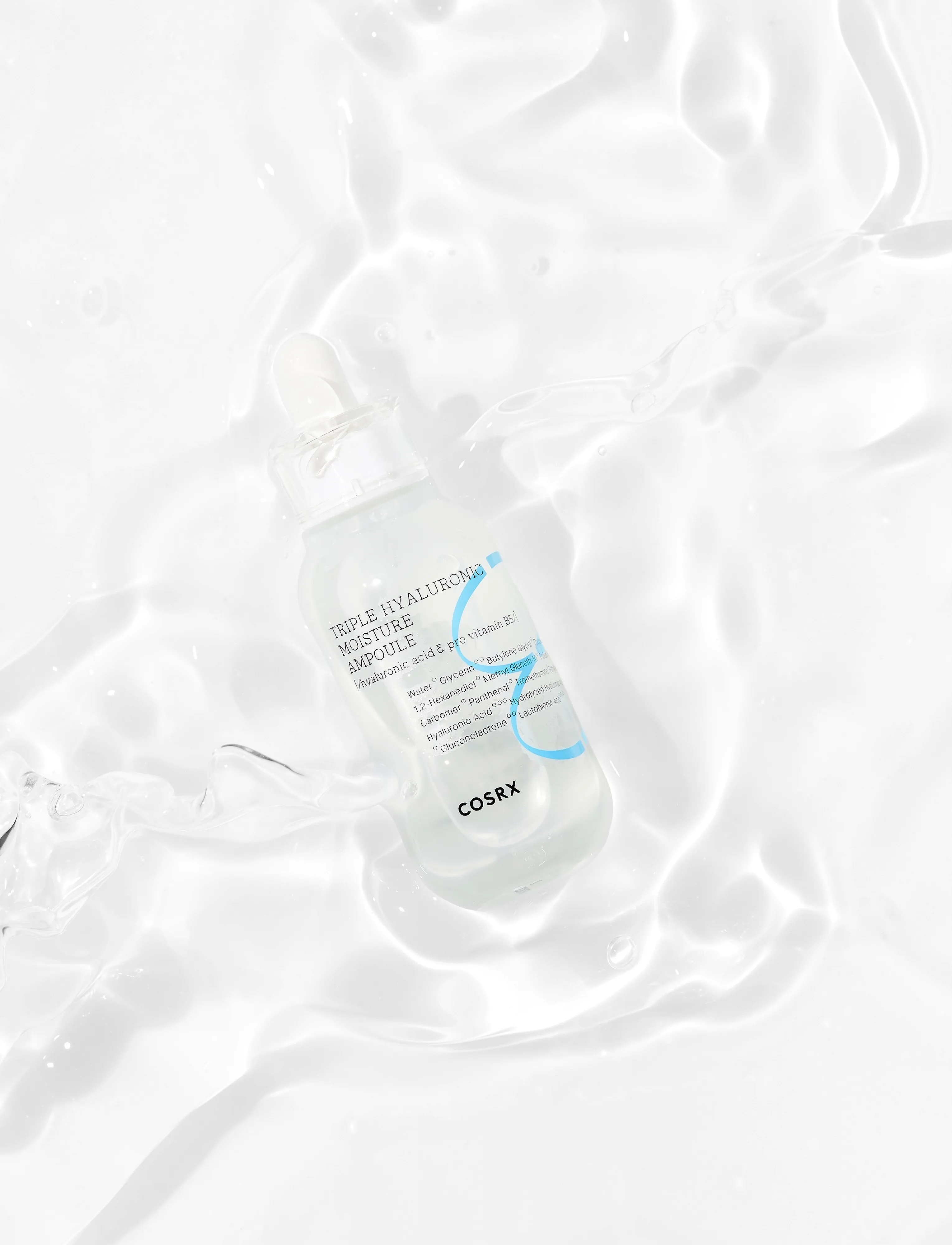 COSRX - Hydrium Triple Hyaluronic Moisture Ampoule - seerumit ja öljyt - white - 4