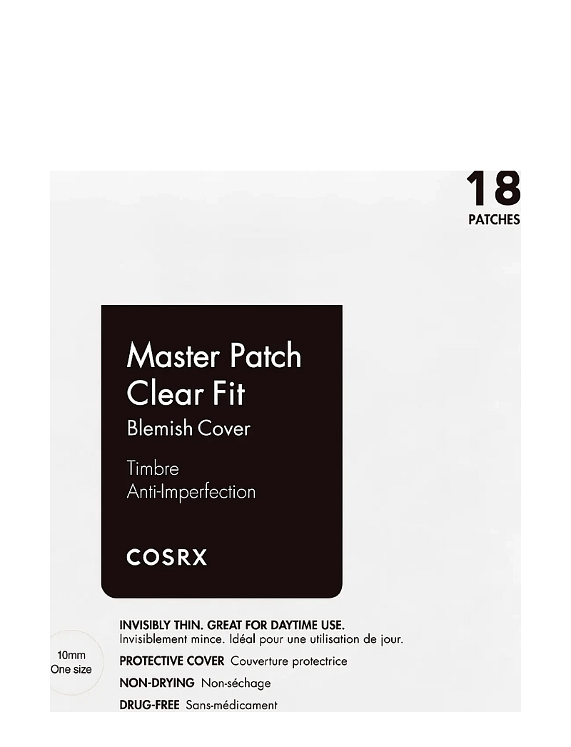 COSRX - Master Patch Clear Fit - suvine nahk - white - 0