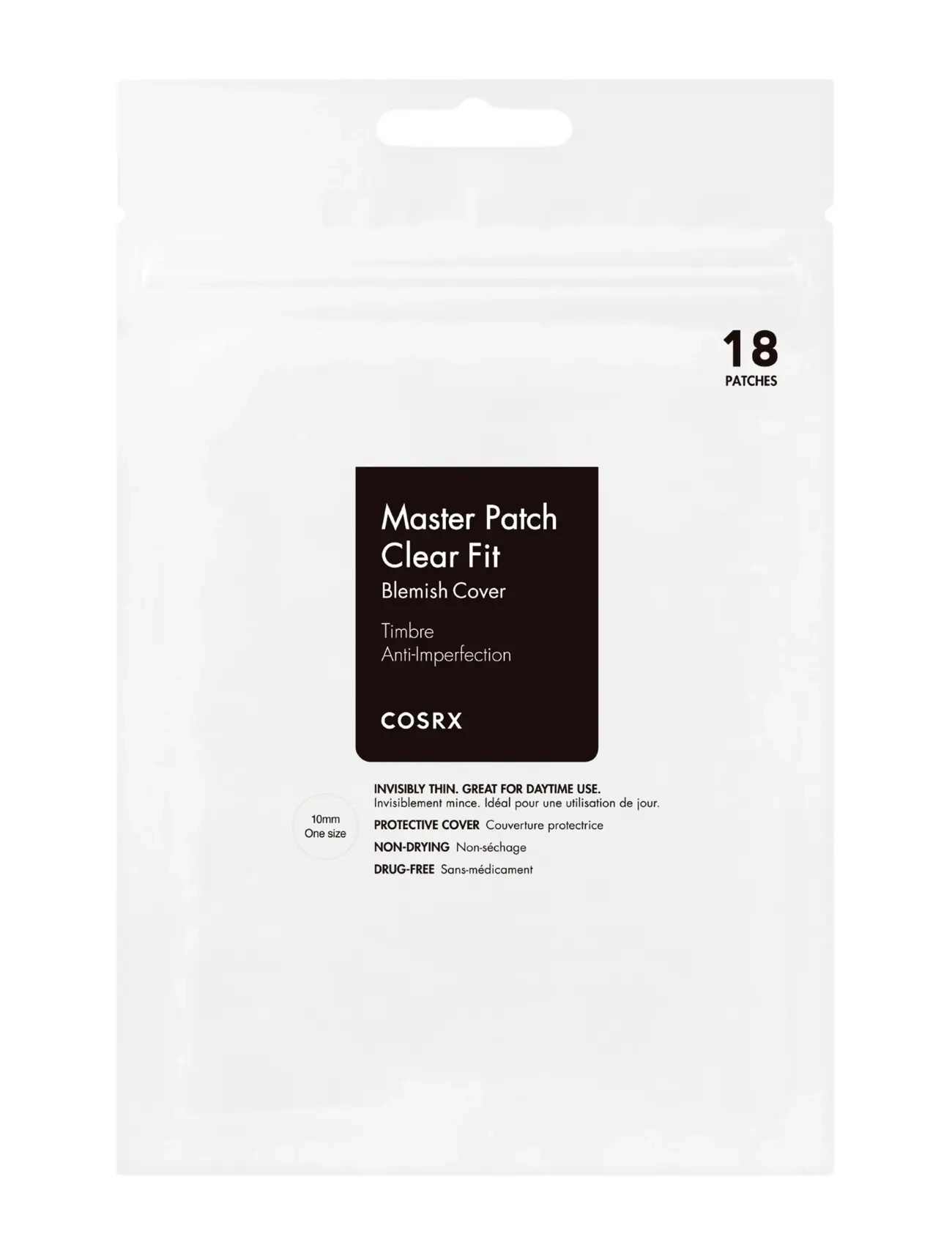 COSRX Master Patch Clear Fit - Spotbehandlinger - WHITE / clear