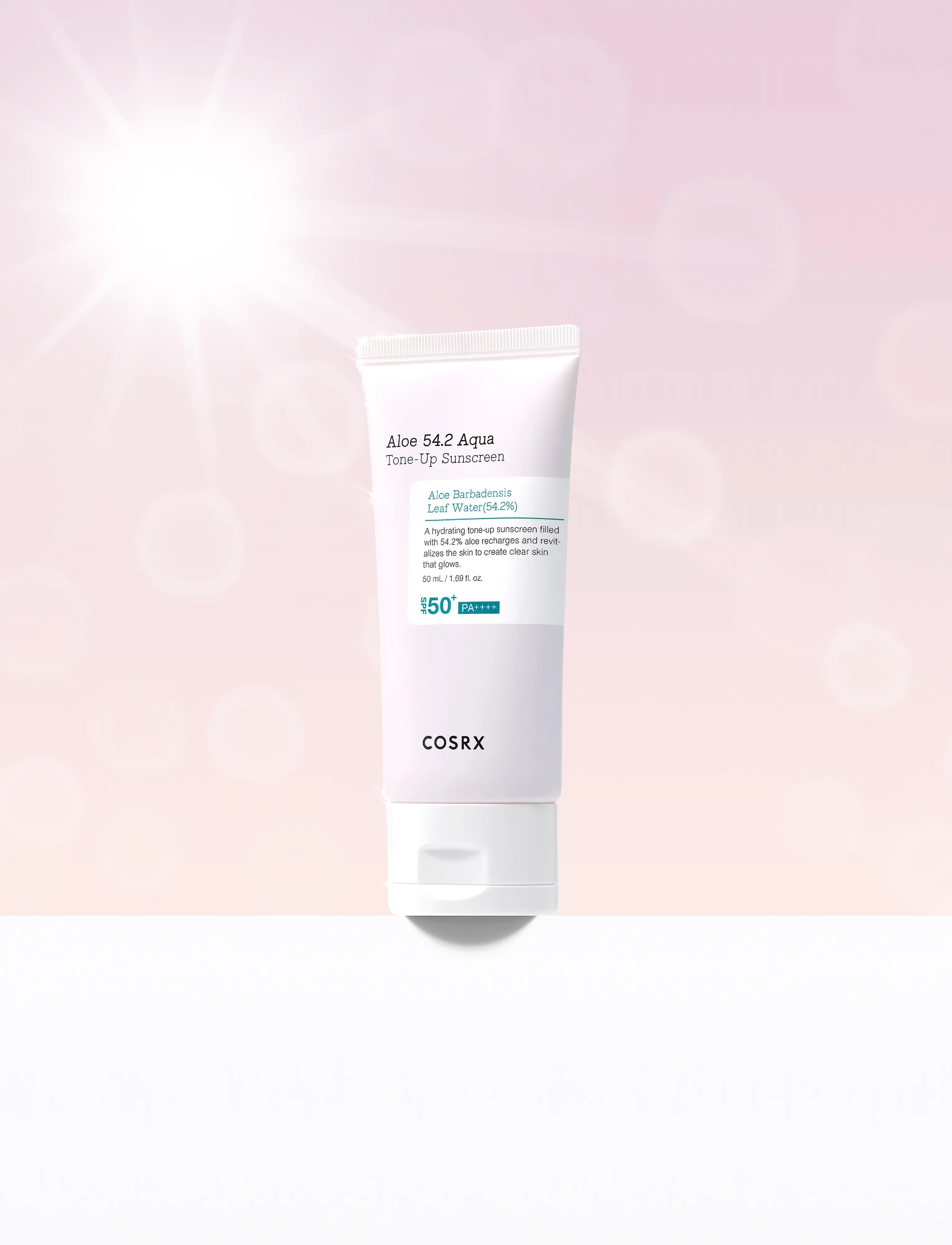 COSRX Cosrx Aloe 54,2 Aqua Tone Up Sunscreen 50ml, 50 ml, Nude, Solpleje > Ansigt, Dame