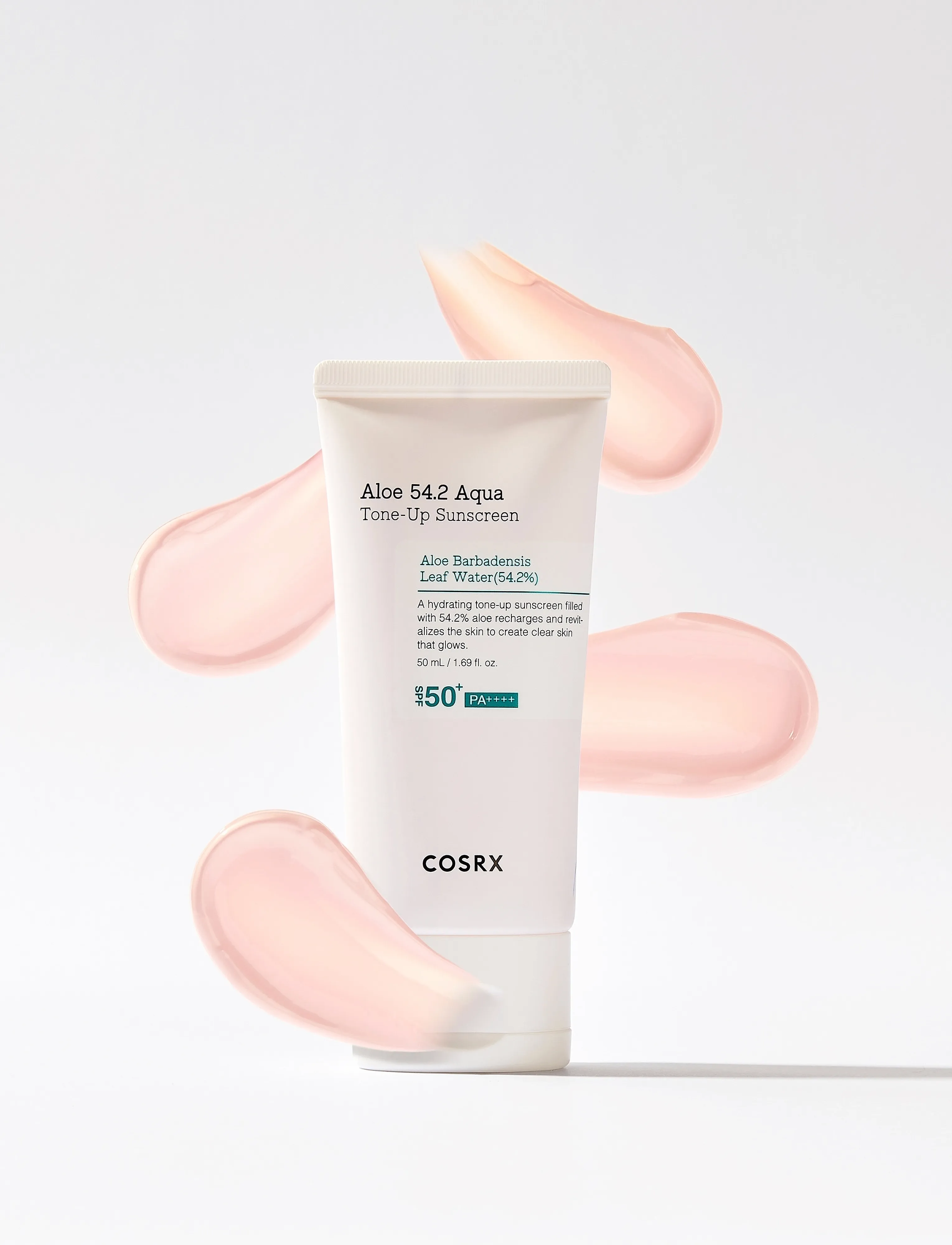 COSRX - COSRX Aloe 54,2 Aqua Tone Up Sunscreen 50ml - sejai - no color - 4