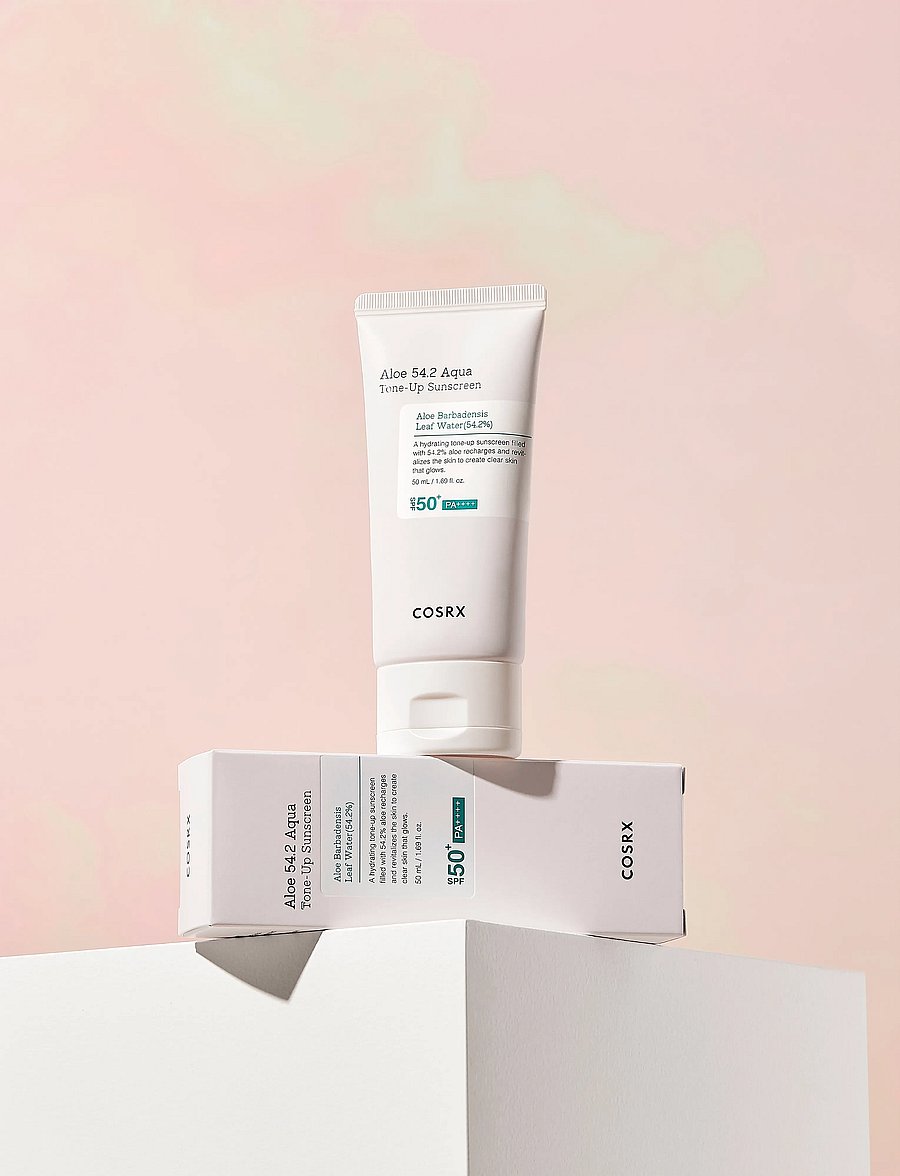 COSRX - COSRX Aloe 54,2 Aqua Tone Up Sunscreen 50ml - för ansiktet - no color - 5