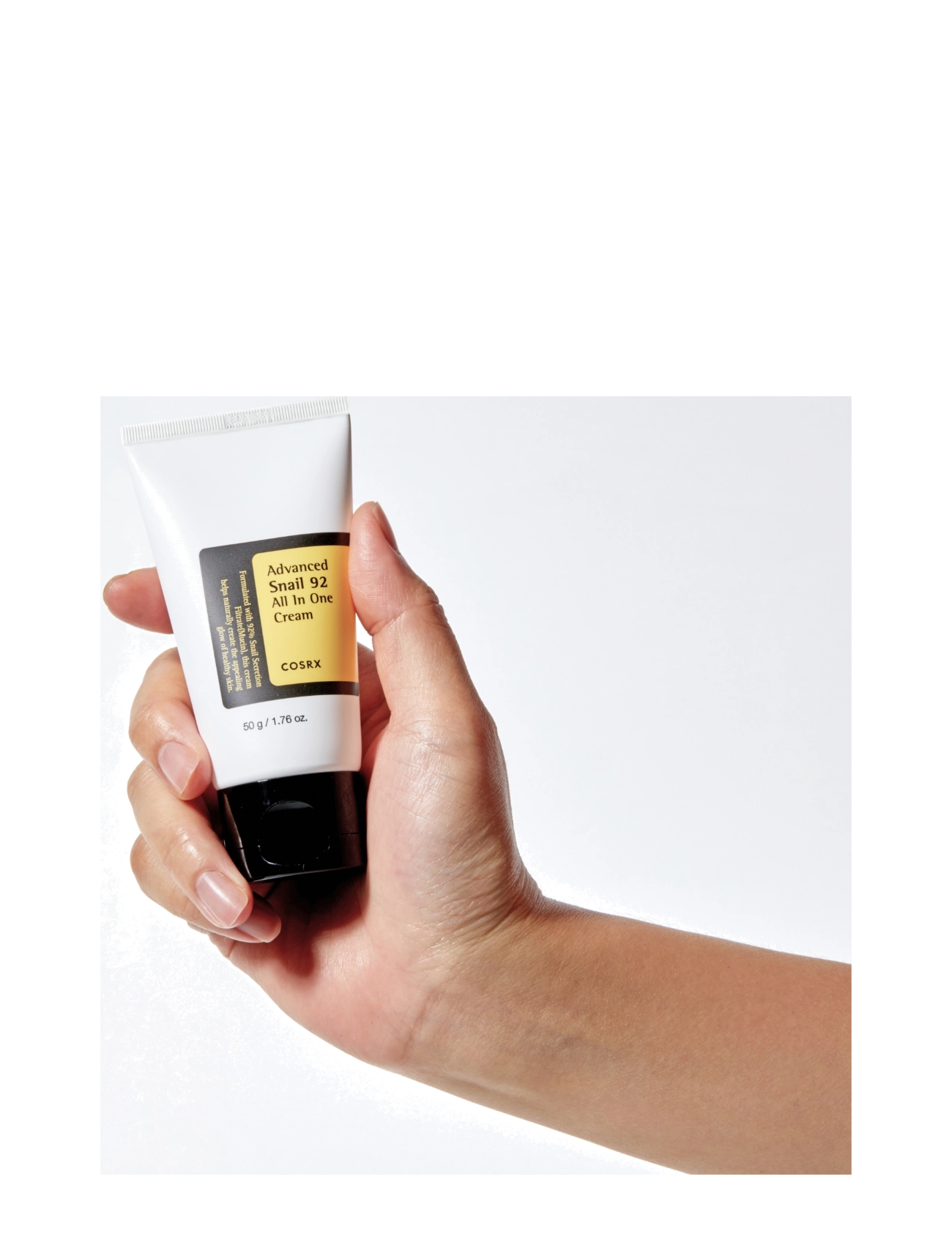 COSRX - Advanced Snail All In One Cream Tube 50ml - odos priežiūra vasarą - white - 2