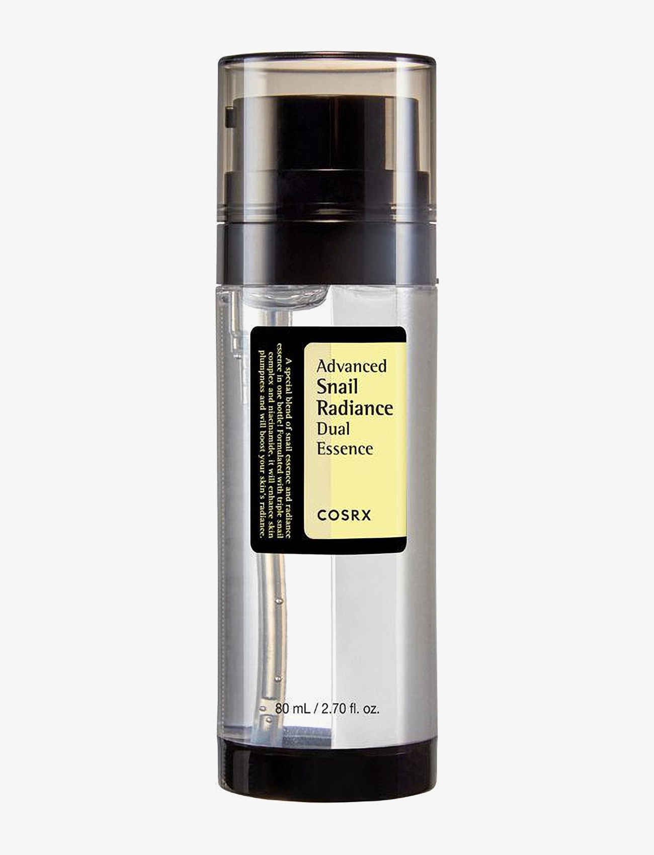 COSRX Advanced Snail Radiance Dual Essence, Toner, Hvid, Str: 80 ml
