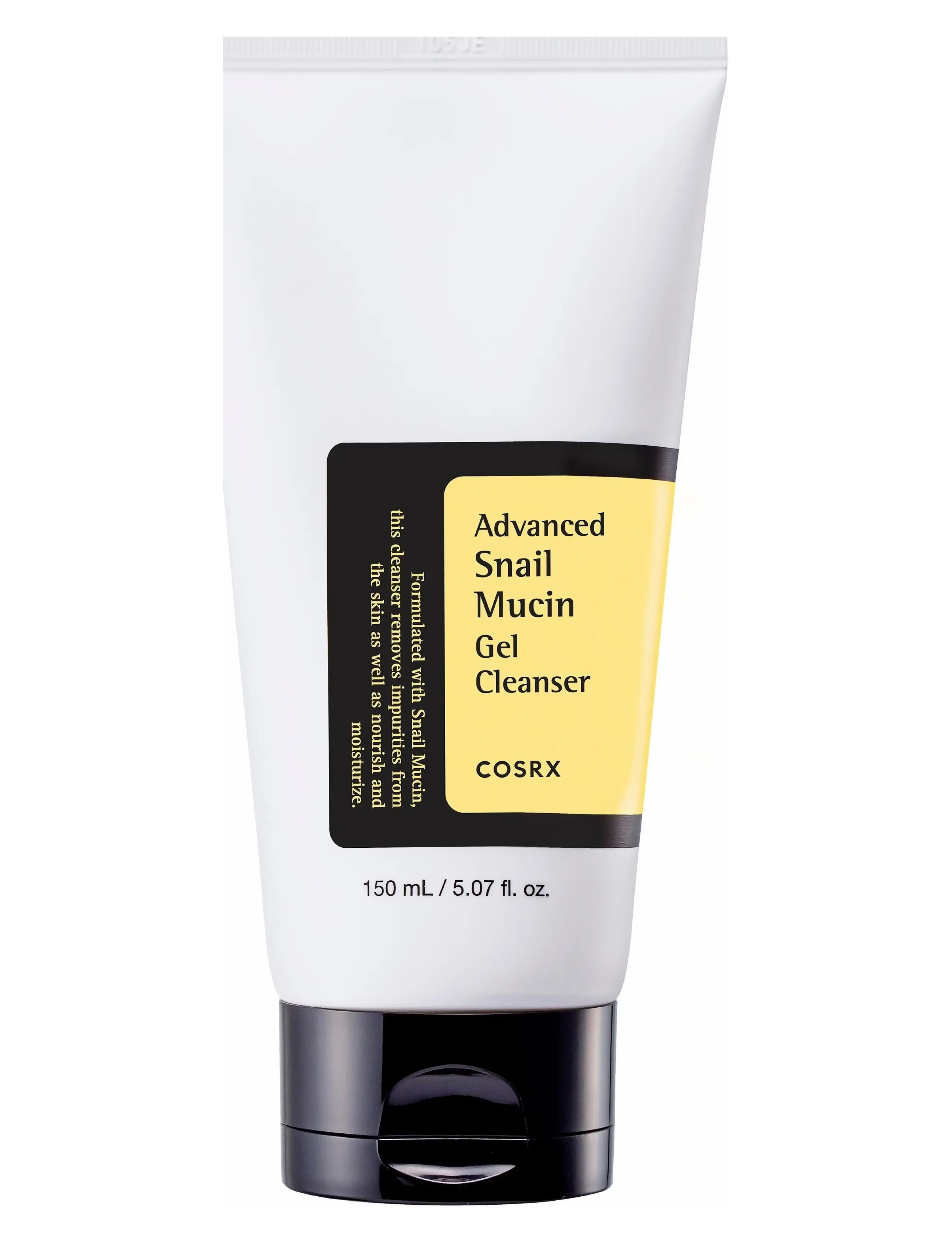 COSRX Advanced Snail Mucin Gel Cleanser, Ansigtsvask & Rensemiddel, Hvid, Str: 150 ml