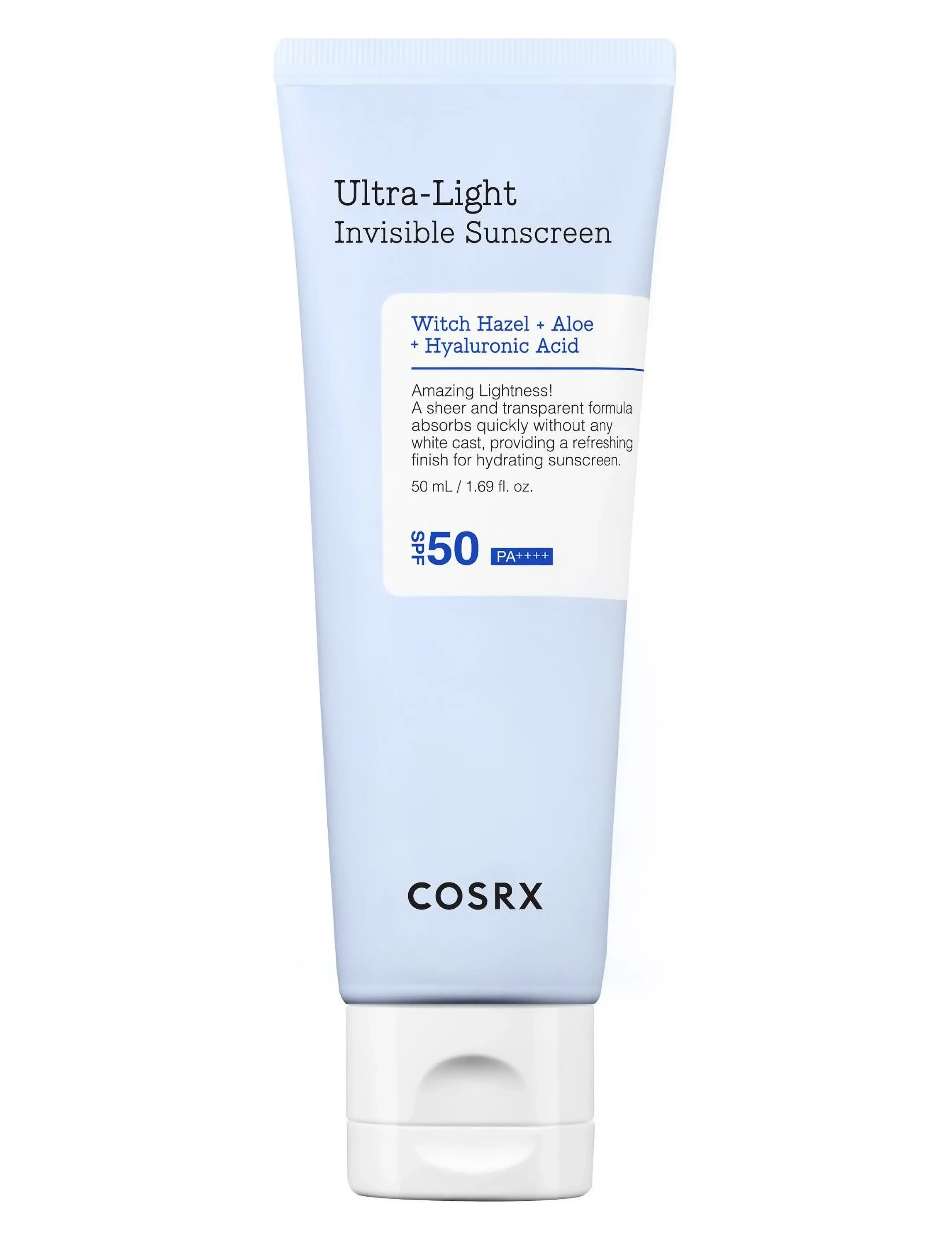 COSRX Ultra Light Invisible Sunscreen 50Ml, Ansigt, Nude, Str: 50 ML