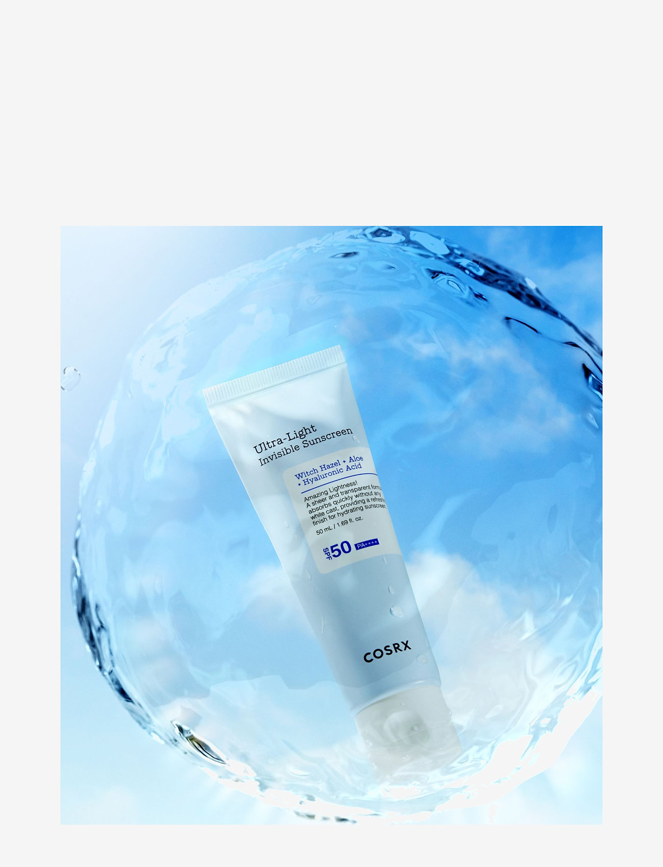 COSRX - COSRX Ultra Light Invisible Sunscreen 50ml - för ansiktet - no color - 2