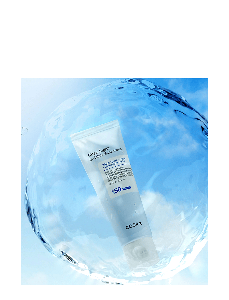 COSRX - COSRX Ultra Light Invisible Sunscreen 50ml - för ansiktet - no color - 2