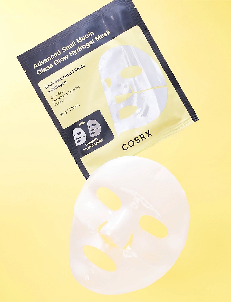 COSRX - COSRX Advanced Snail Mucin Glass Glow Hydrogel Mask 34 g x 3 ea - lehtmaskid - no color - 0