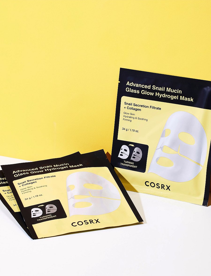 COSRX - COSRX Advanced Snail Mucin Glass Glow Hydrogel Mask 34 g x 3 ea - lehtmaskid - no color - 4