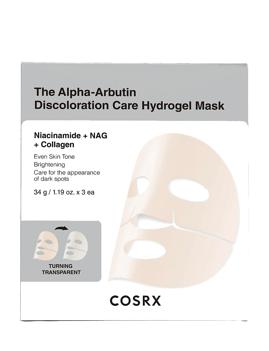 COSRX - COSRX The Alpha-Arbutin Discoloration Care Hydrogel Mask 3ea - näomask - clear - 1