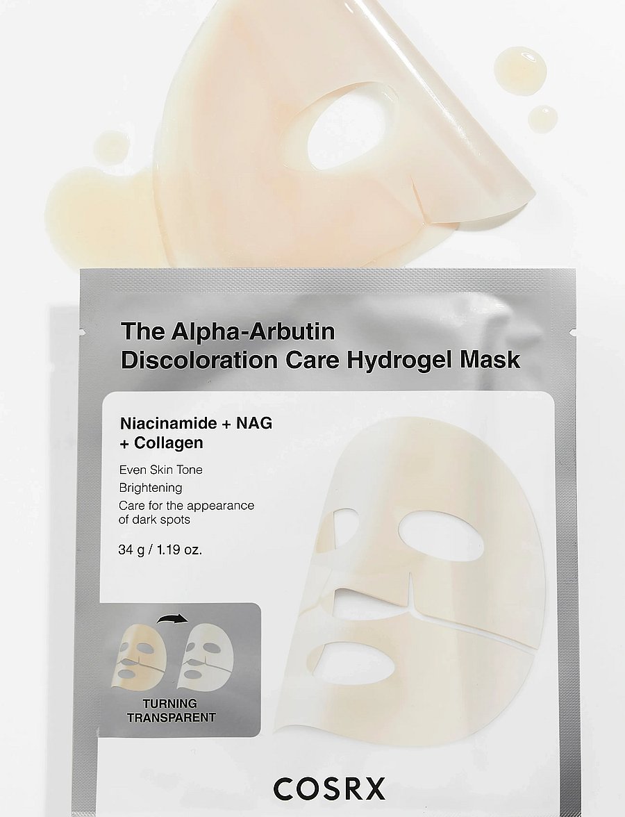 COSRX - COSRX The Alpha-Arbutin Discoloration Care Hydrogel Mask 3ea - näomask - clear - 2