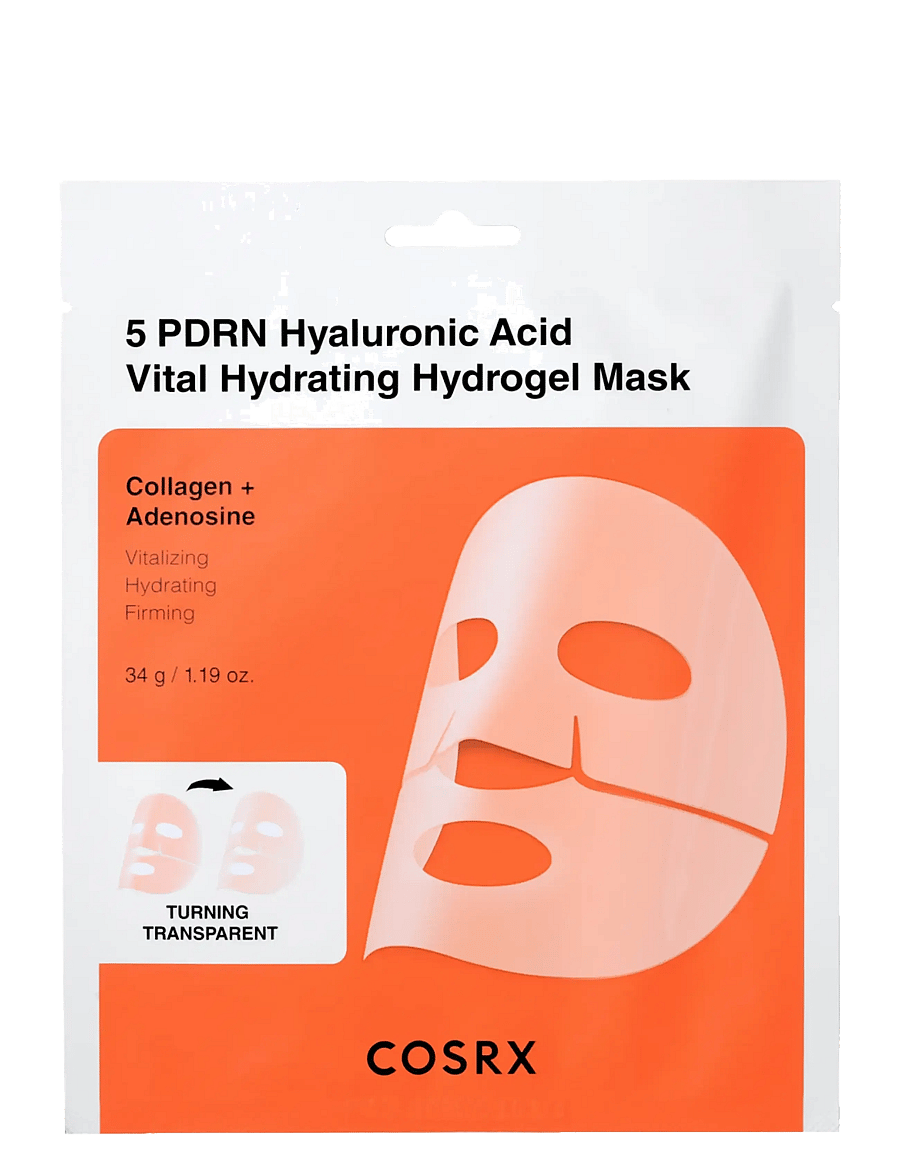 COSRX - 5 PDRN Hyyaluronic Acid Vita Hydrating Hydrogel Mask - lehtmaskid - white - 1