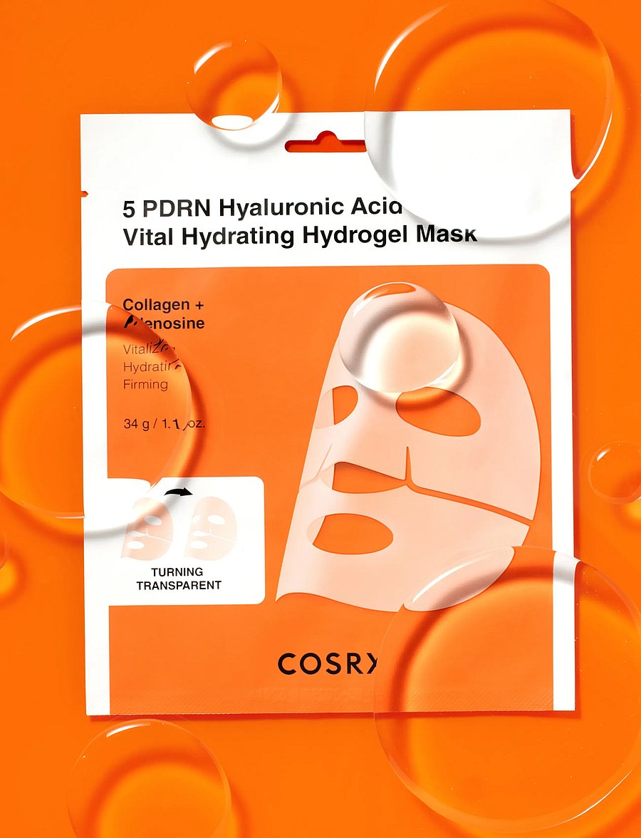 COSRX - 5 PDRN Hyyaluronic Acid Vita Hydrating Hydrogel Mask - lehtmaskid - white - 2