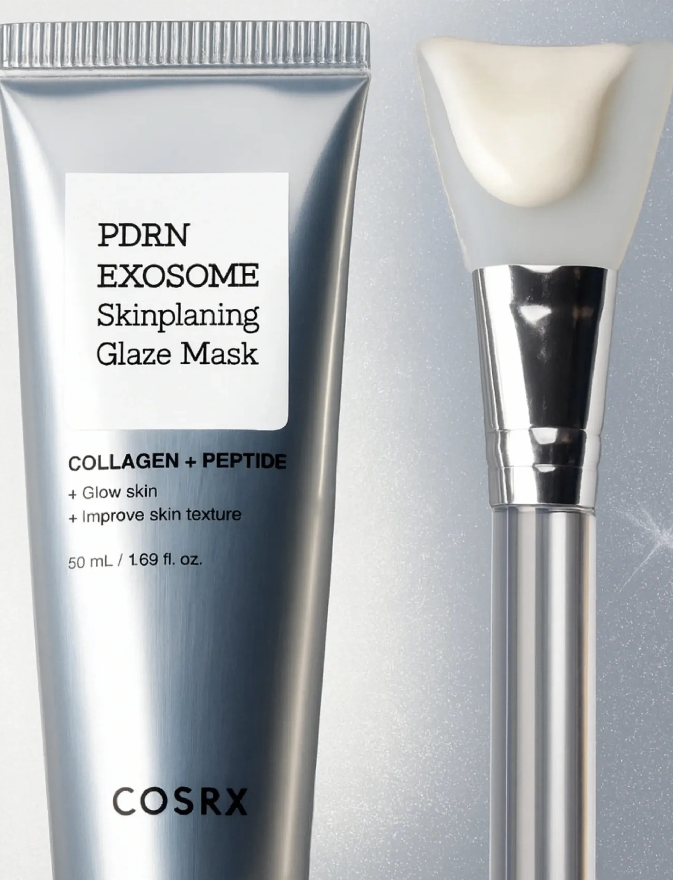 COSRX - COSRX PDRN EXOSOME Skinplaning Glaze Mask 50ml - peeling masker - white - 4