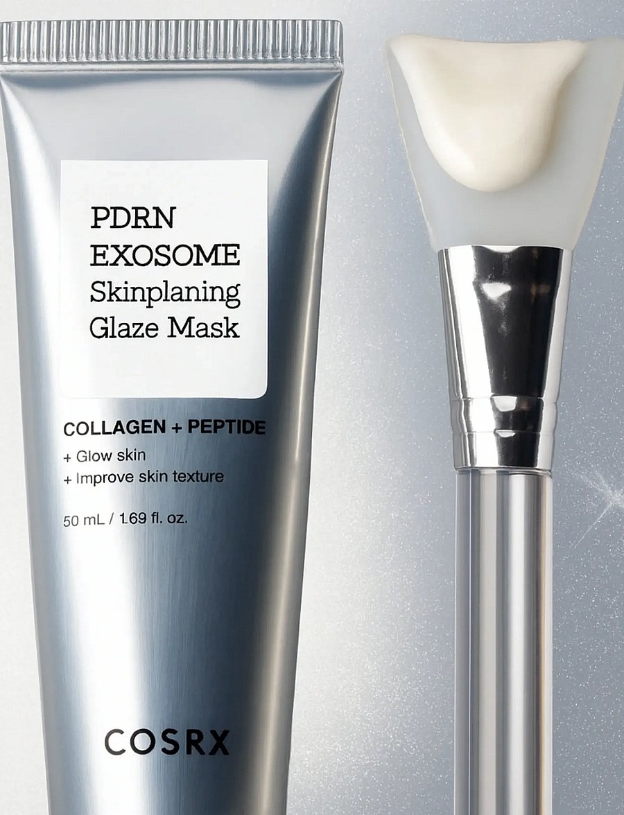 COSRX - COSRX PDRN EXOSOME Skinplaning Glaze Mask 50ml - koorivad maskid - white - 4