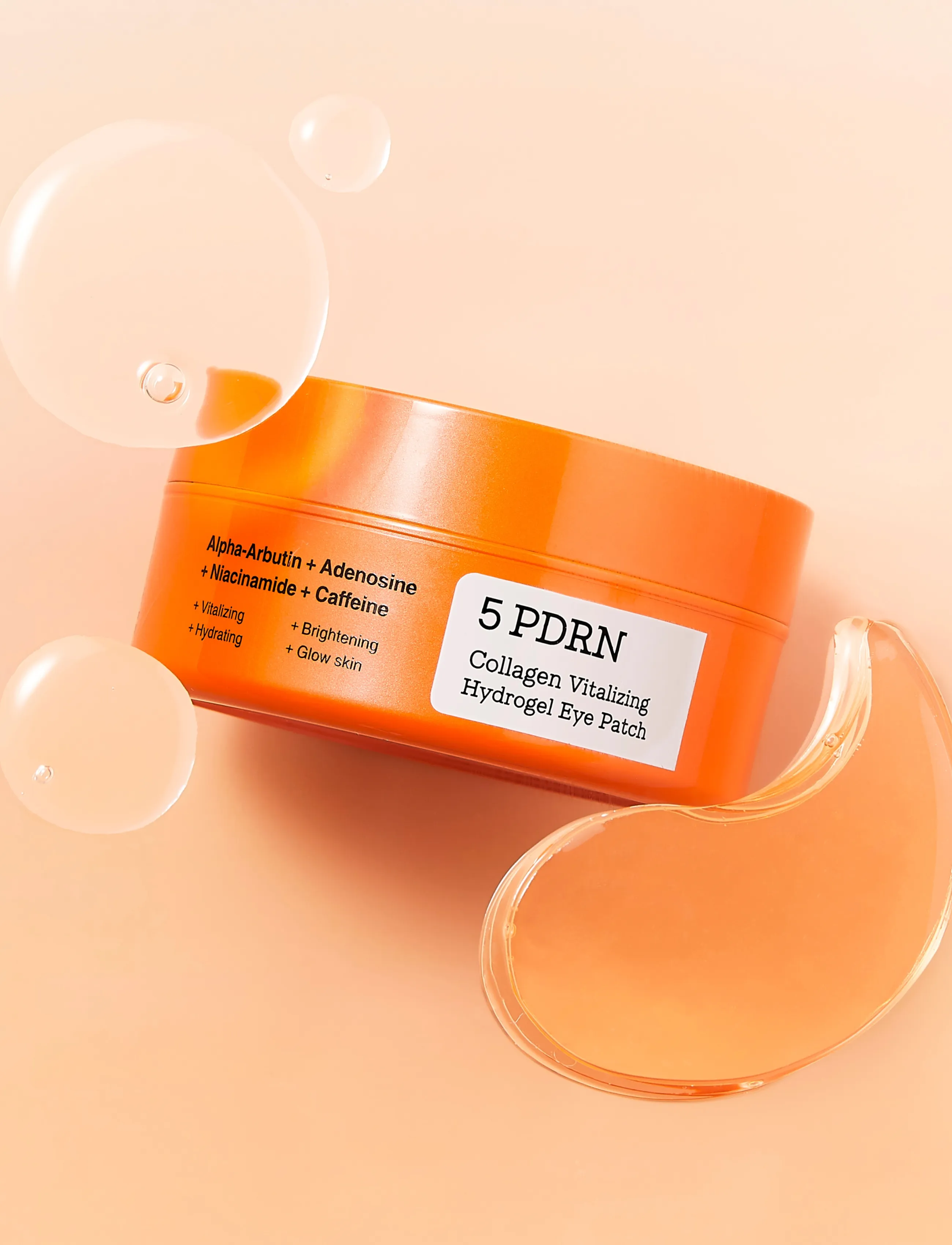 COSRX - COSRX 5 PDRN Collagen Vitalizing Hydrogel Eye Patch - Ögonmasker - orange - 4