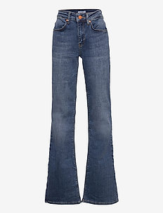 ANNE FLARED JEANS LIGHT BLUE WASH NOOS, Costbart