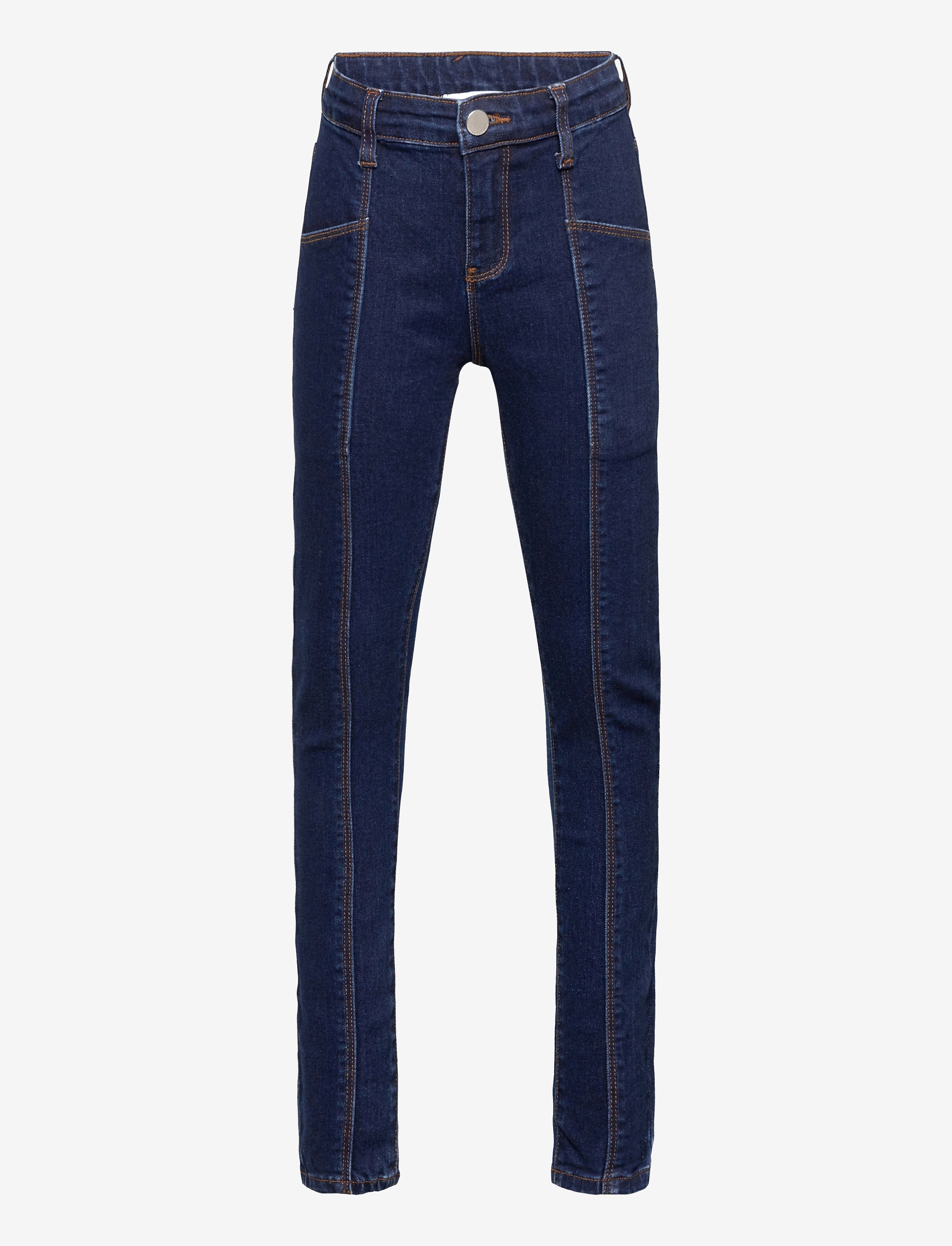 Costbart KINNOK MID WAIST JEANS - Püksid - DARK BLUE DENIM WASH / blue