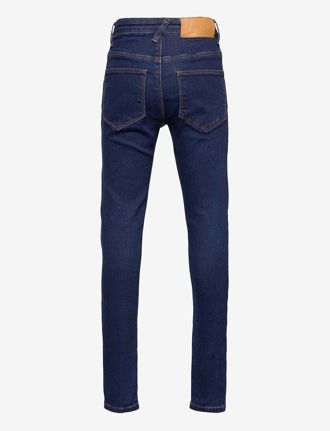 Costbart - KINNOK MID WAIST JEANS - skinny jeans - dark blue denim wash - 1
