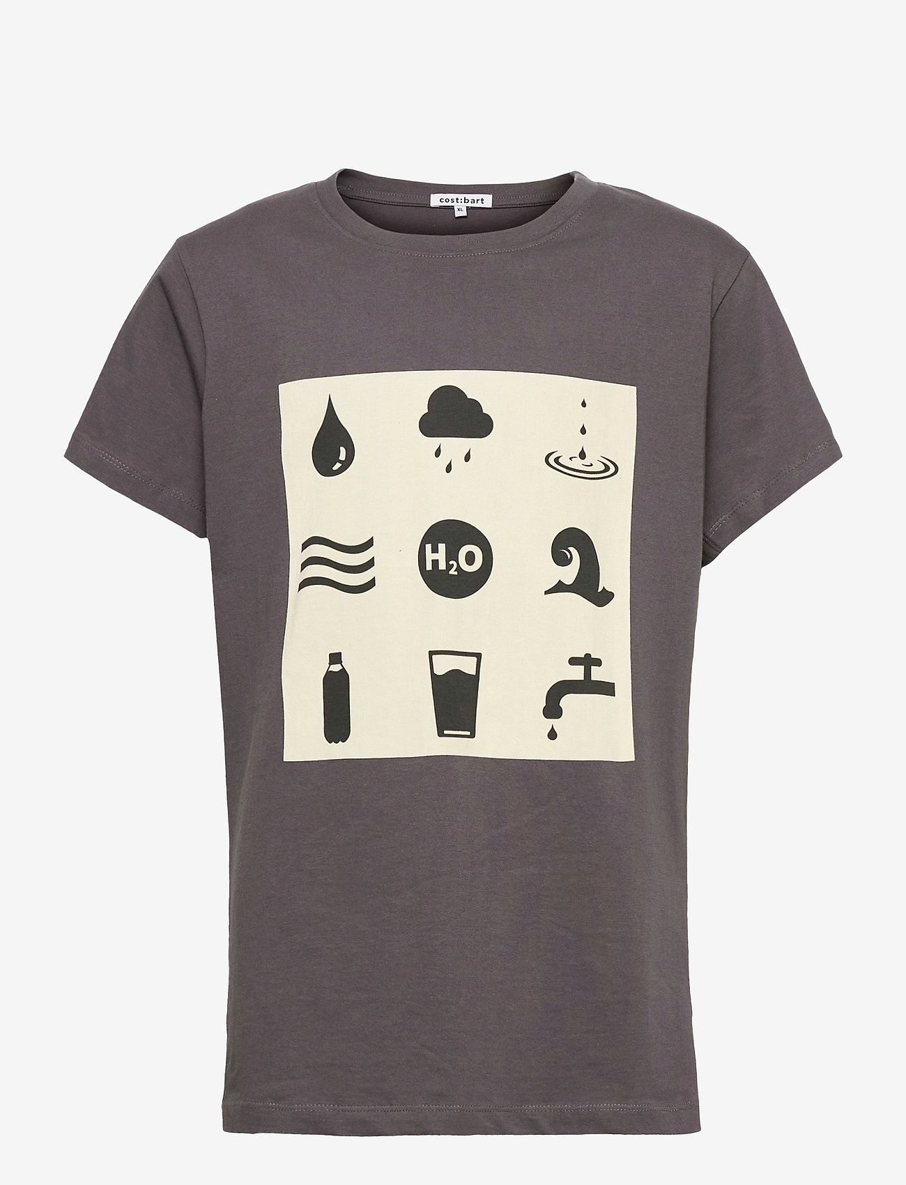 MANUEL SS TEE - ASPHALT