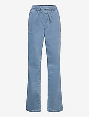 Costbart - MICK PANTS - alt laienevad teksad - light blue denim wash - 0