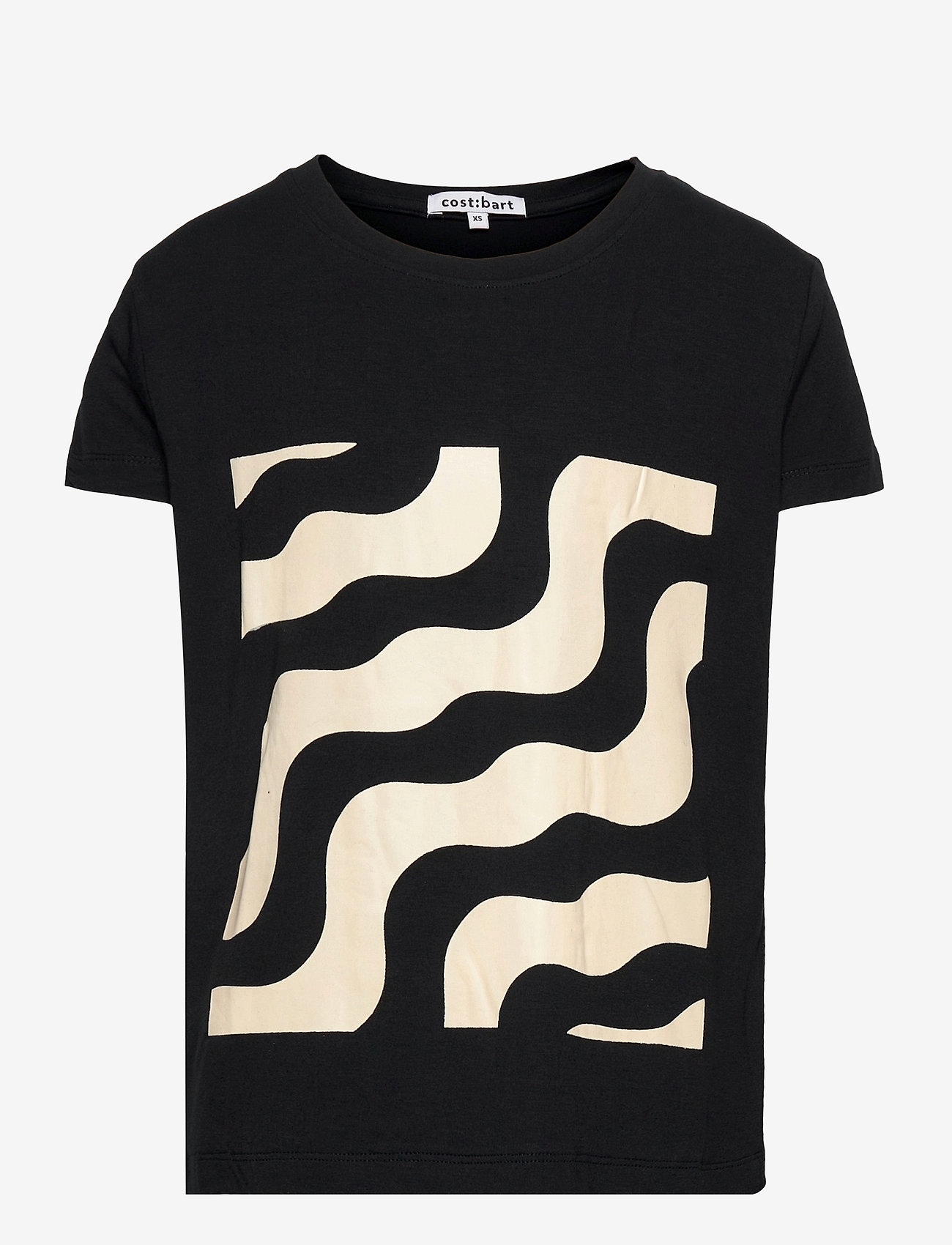 Costbart - MAGARETTA SS TEE - black - 0