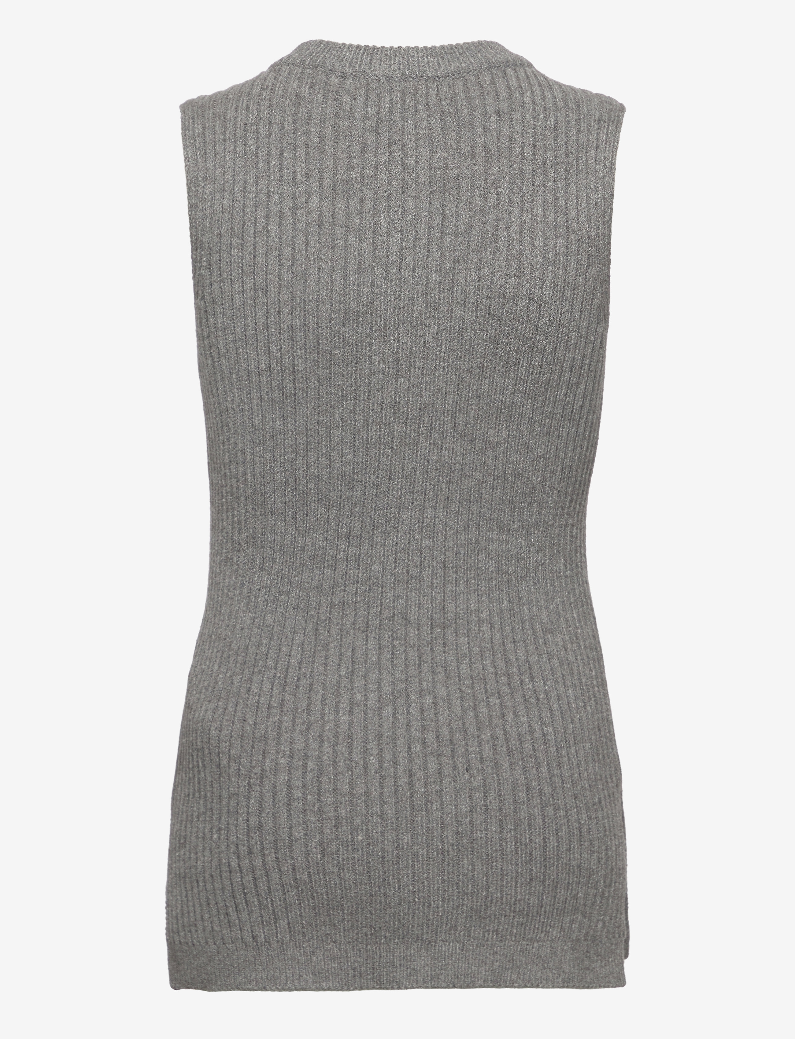Costbart - CBPenny Long Knitted Slipover - kinder - grey melange - 1