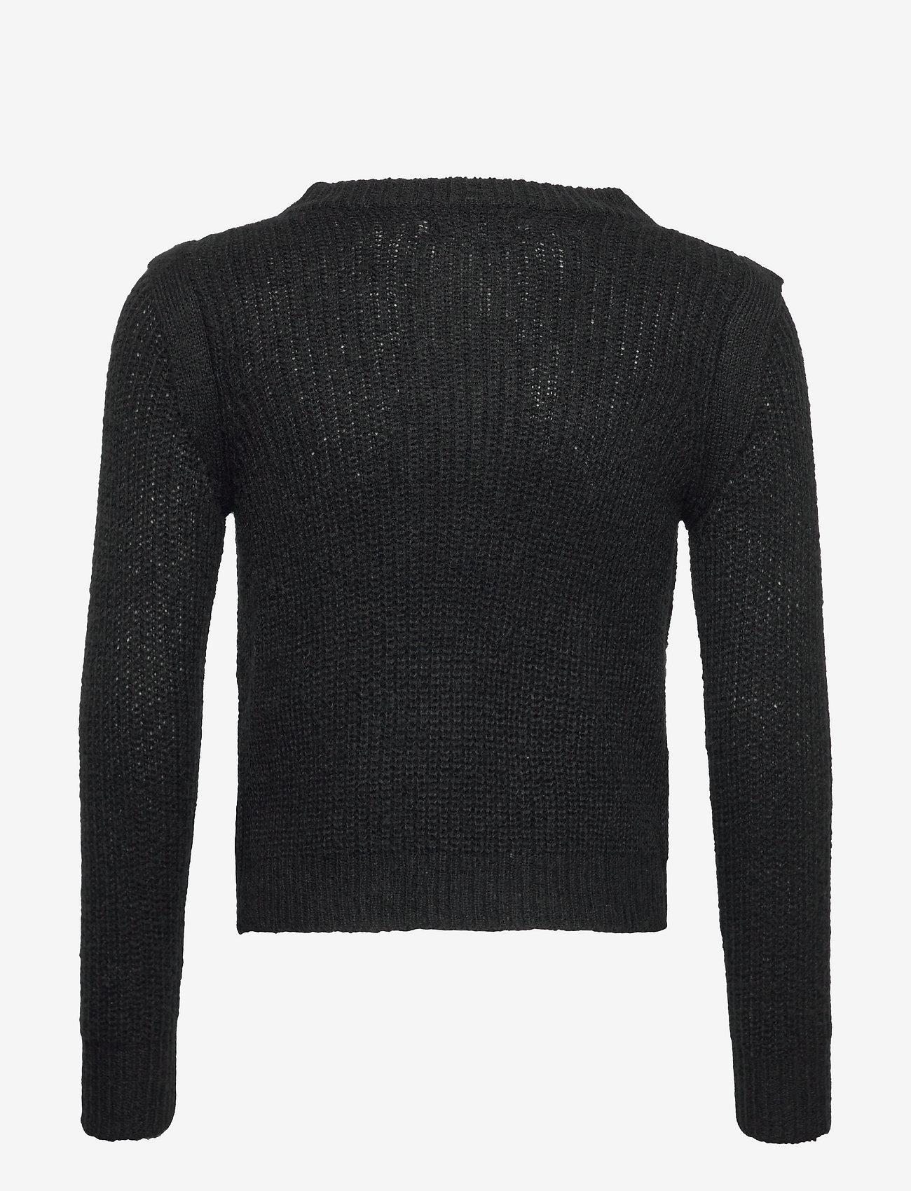 Costbart - CBPrima Knitted Cardigan - koftor - black - 1