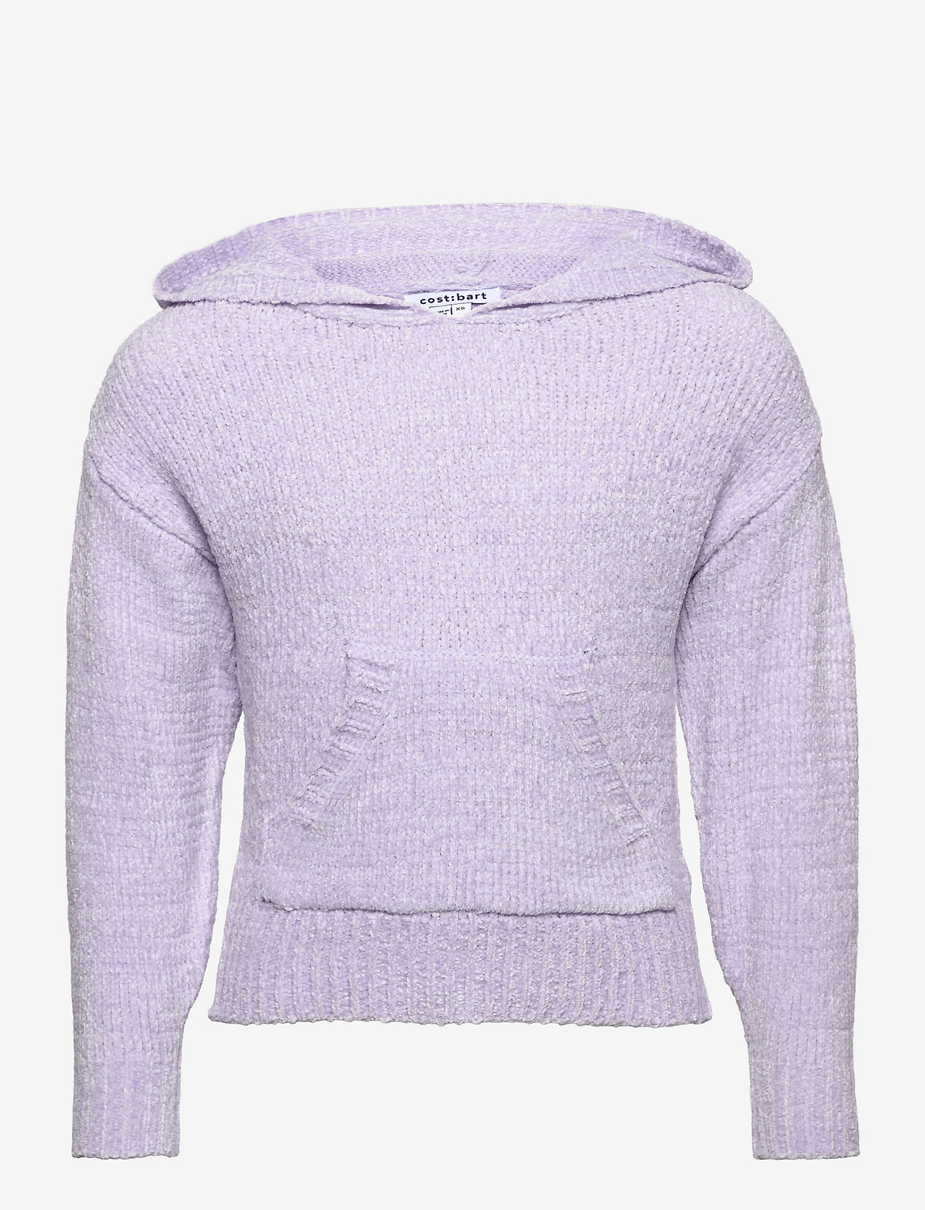 Costbart - CBPoxy Knitted Hoodie - swetry - lavender blue - 0
