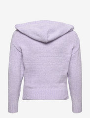 Costbart - CBPoxy Knitted Hoodie - džemperiai - lavender blue - 1