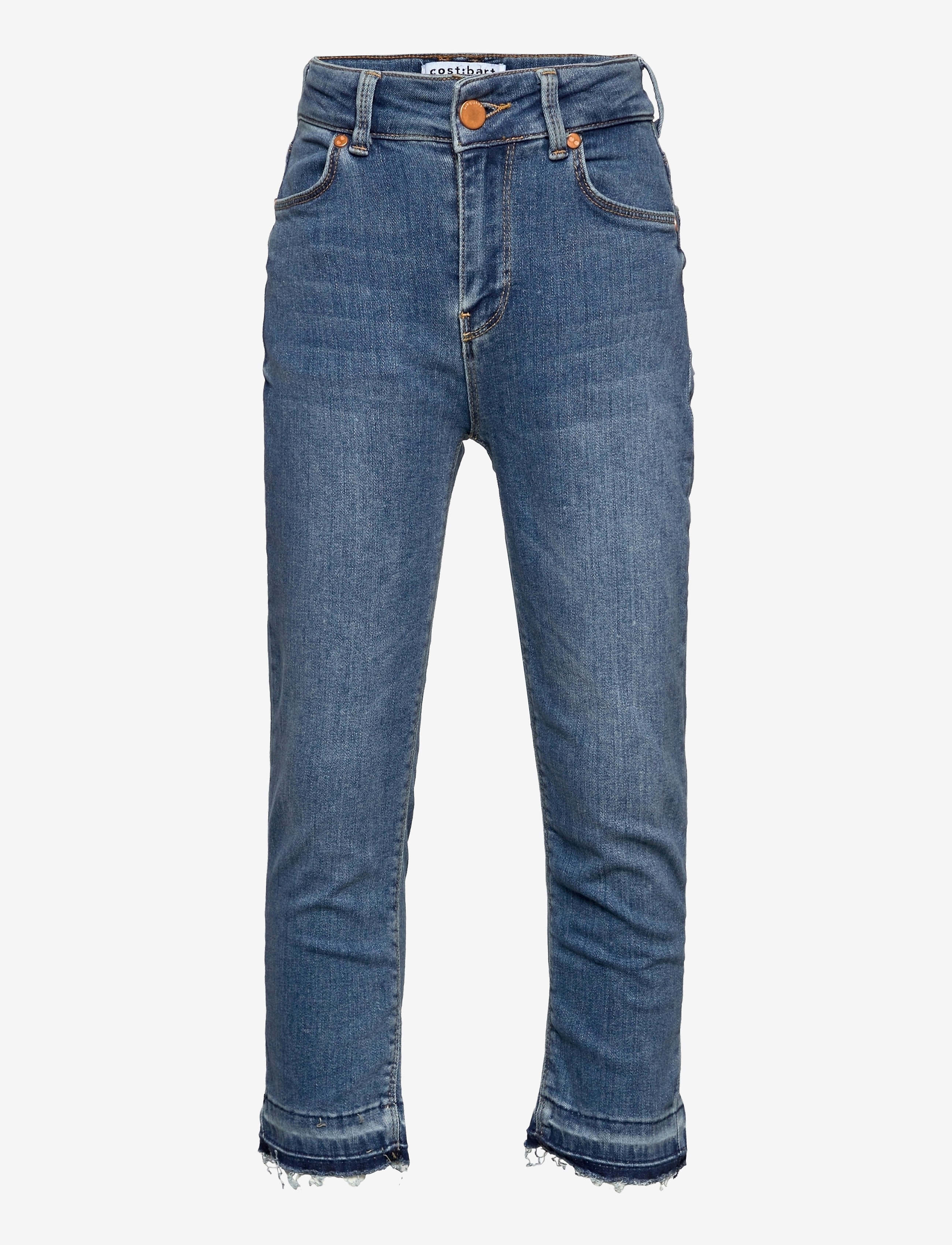 Costbart Cberna Mom Fit Jeans, Højtaljede Mom Fit Jeans, Blå, Str: 25