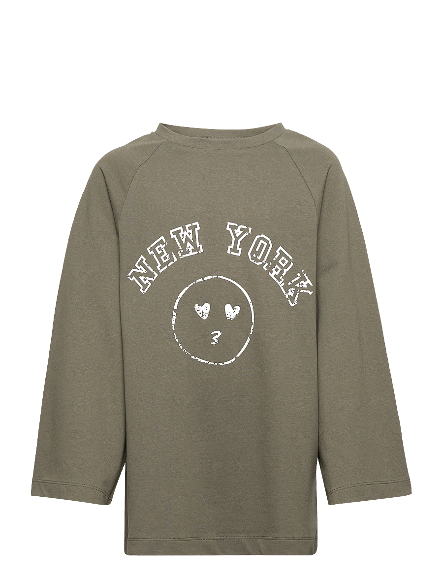 Costbart - CBSol Oversize Sweat - pitkähihaiset t-paidat - deep lichen green - 0