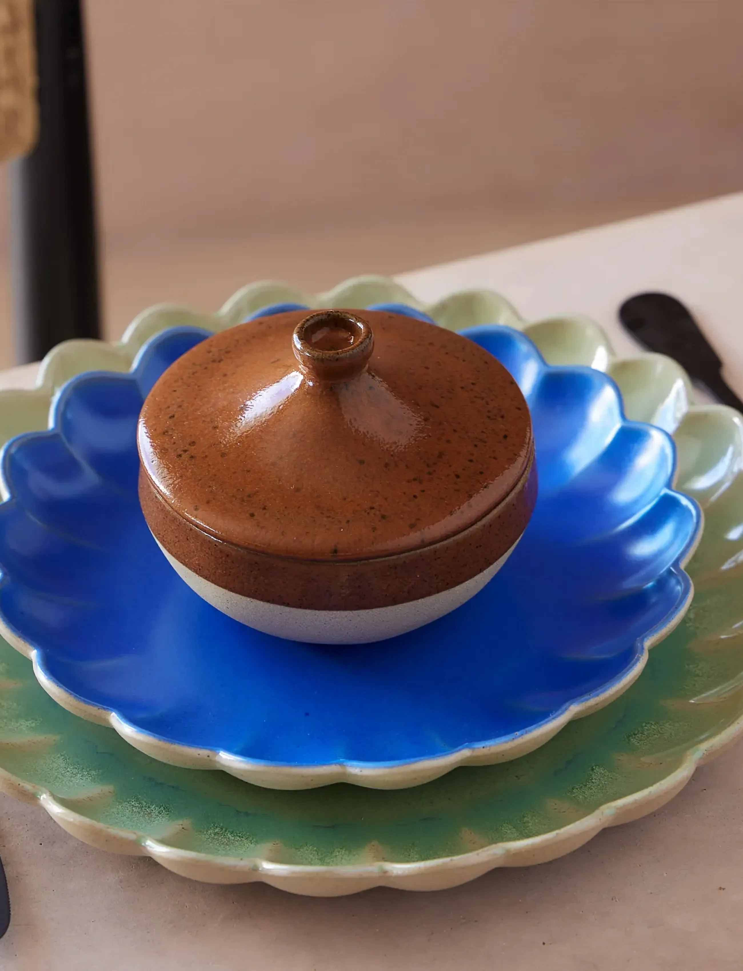 Costa Nova Marrakesh Salattallerken, Ø 22 cm, Plates, Blau - Dinner Homeware