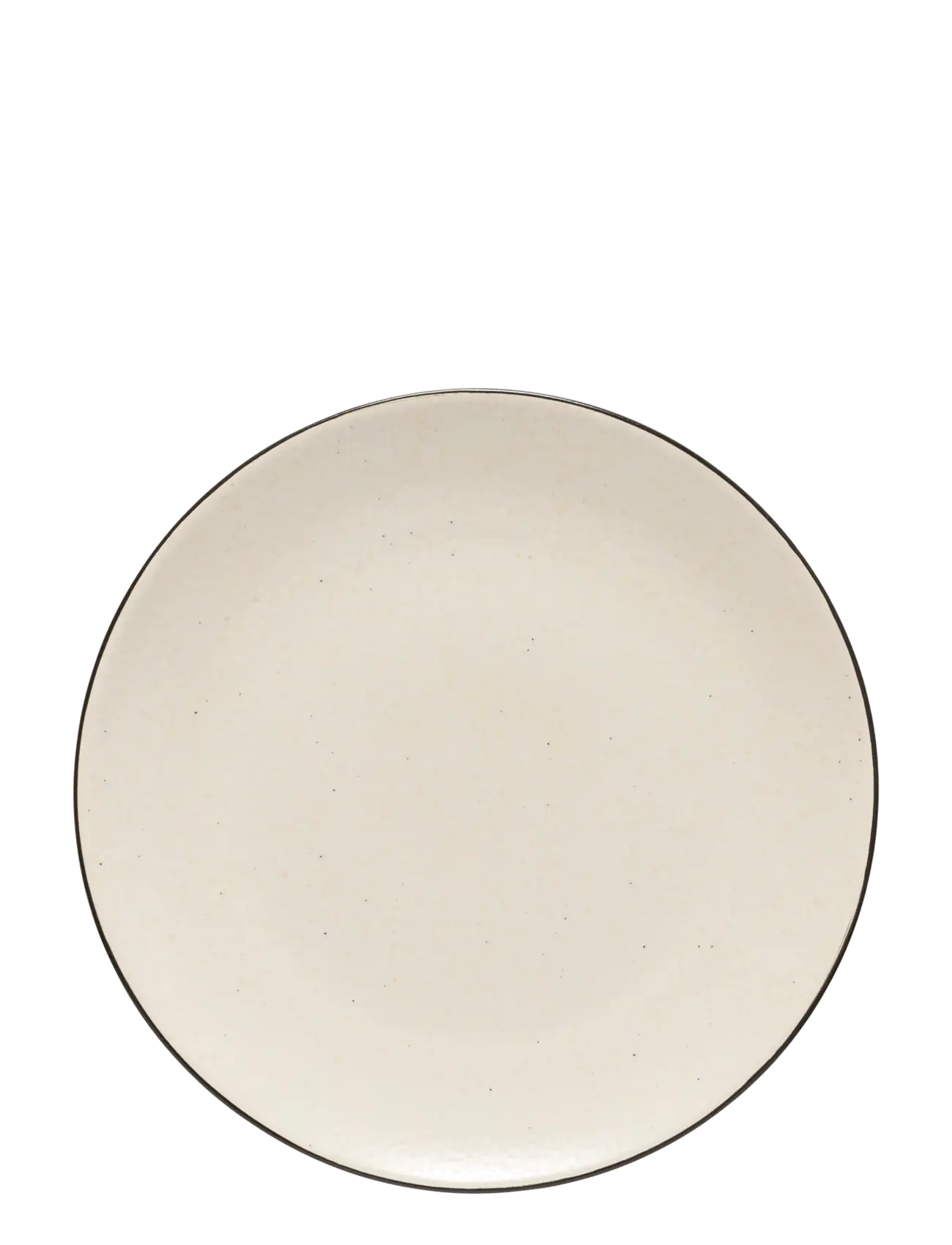 Costa Nova Augusta Plate 28 cm - Dinner plates - NATURAL / BLACK / cream