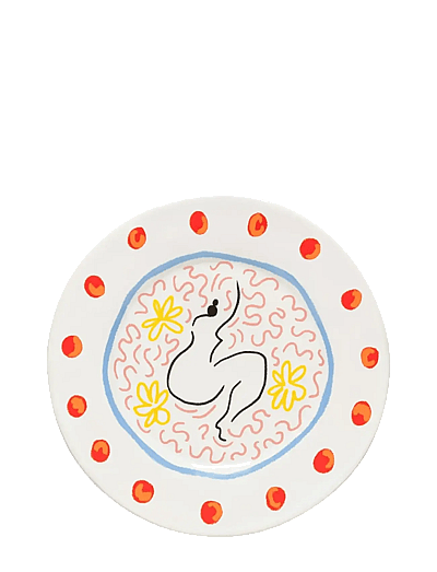 Costa Nova Summmer bliss salad/dessert plate Lady - Geschirr - MULTI / multi