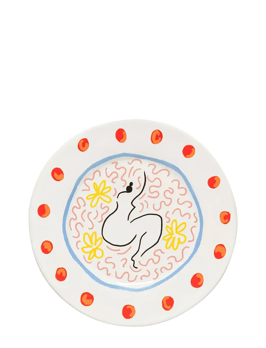 Costa Nova - Summmer bliss salad/dessert plate Lady - väikesed taldrikud - multi - 1