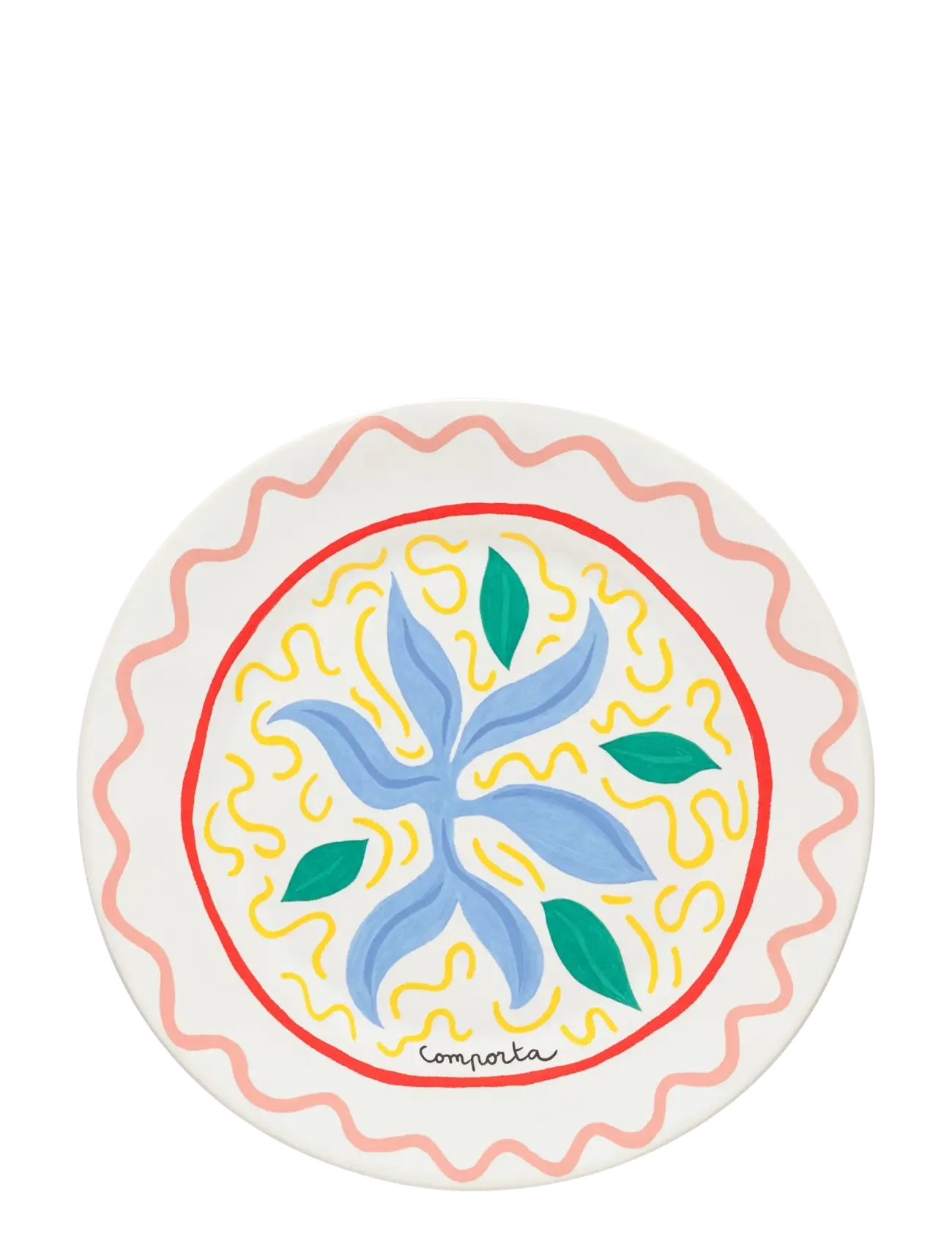 Summer Bliss Dinner plate "comporta" - MULTI