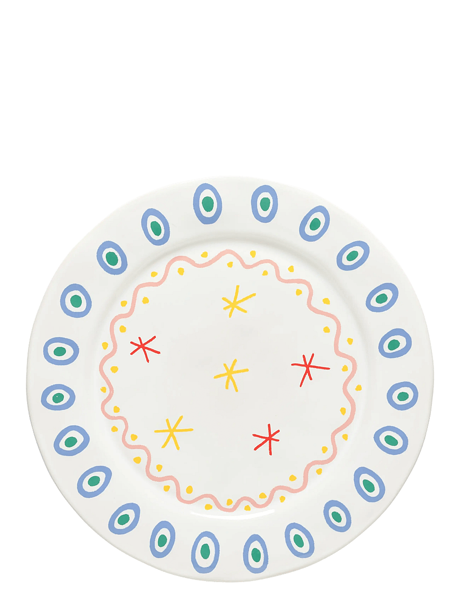 Costa Nova - Summer Bliss Round Platter - servierplatten - multi - 0