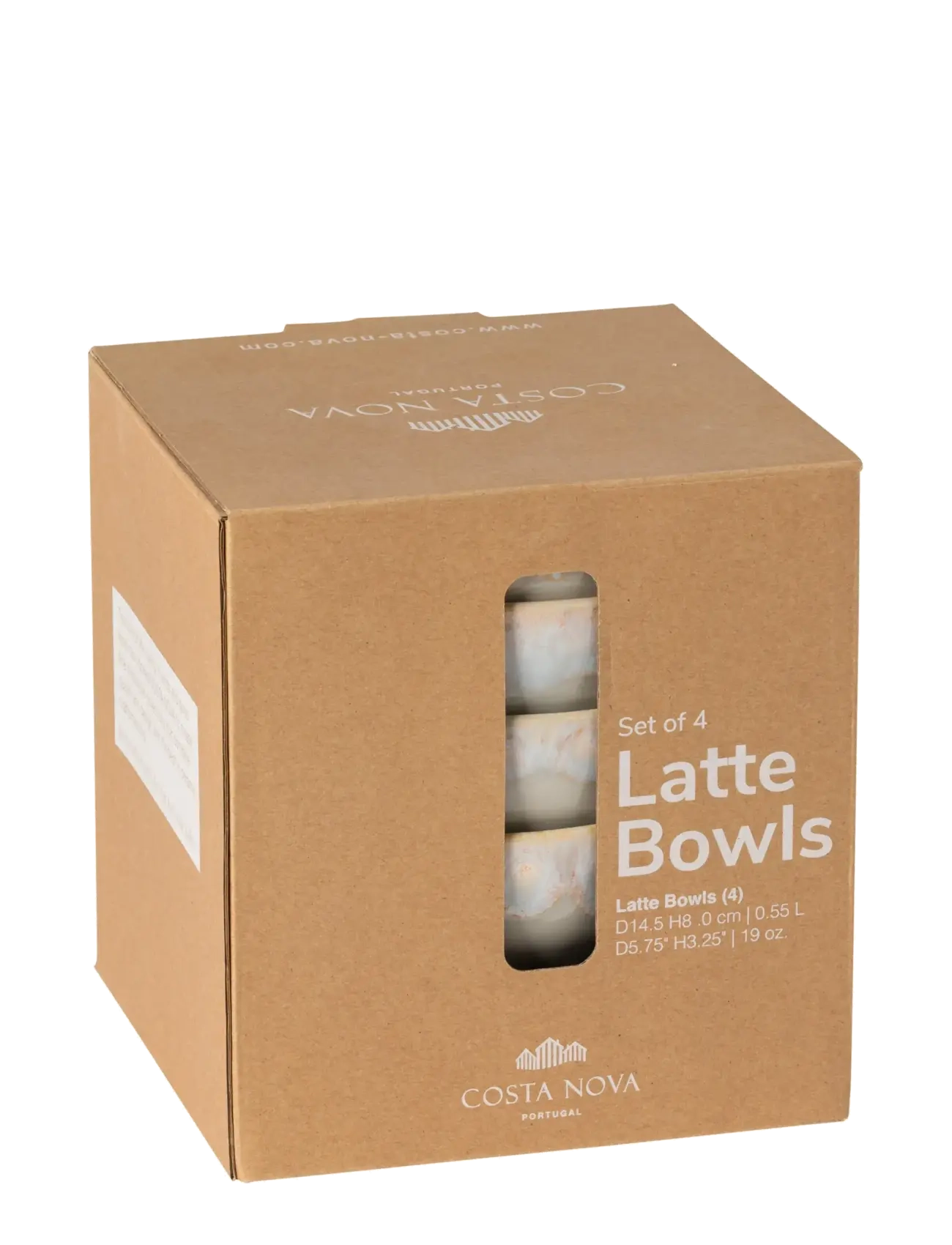 Costa Nova - Grespresso latte bowl 4-p - müslischalen - grey - 2