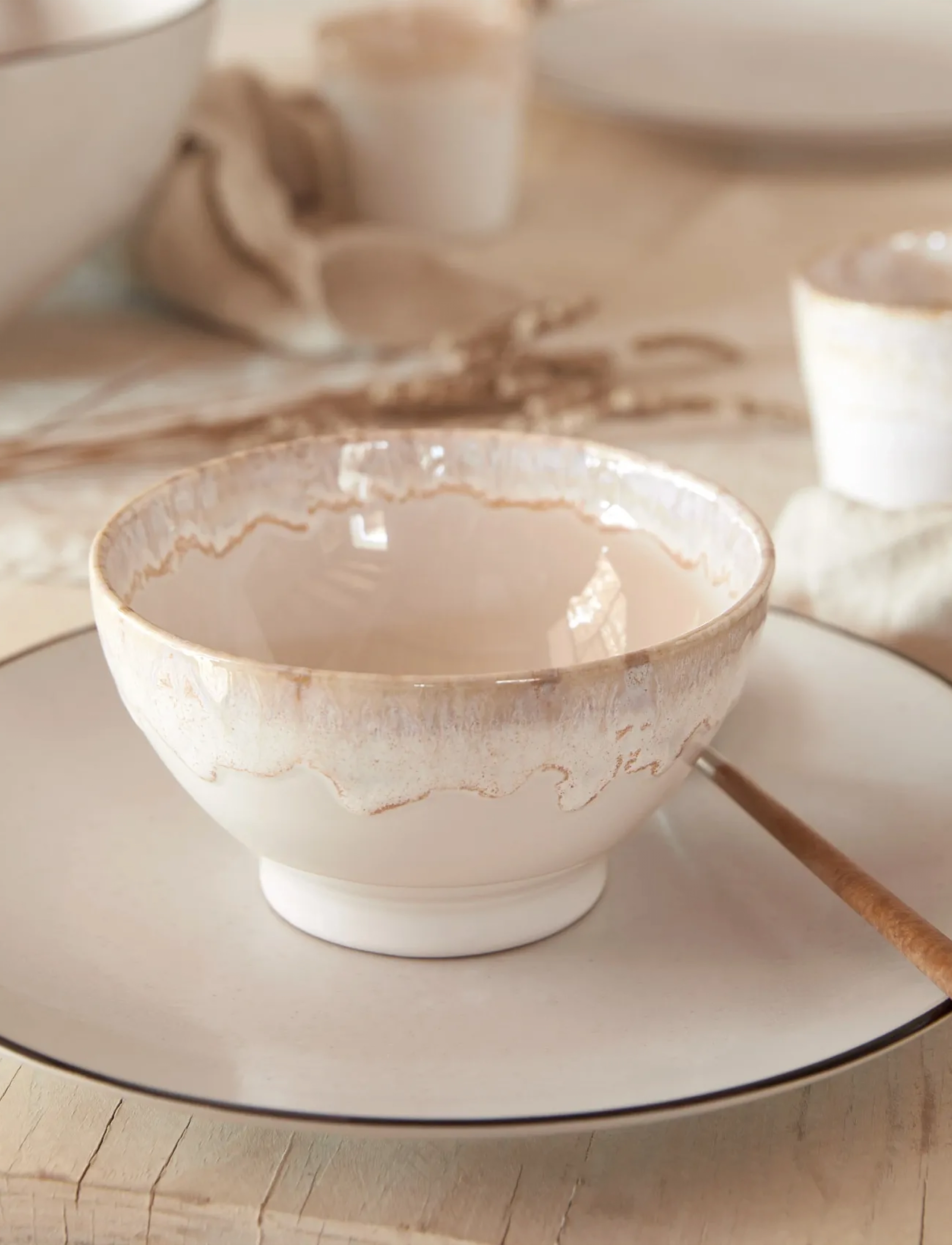 Costa Nova Grespresso Latte-Skål 4-P, Ø 14.5 cm, Bowls, Weiß - Breakfast Homeware