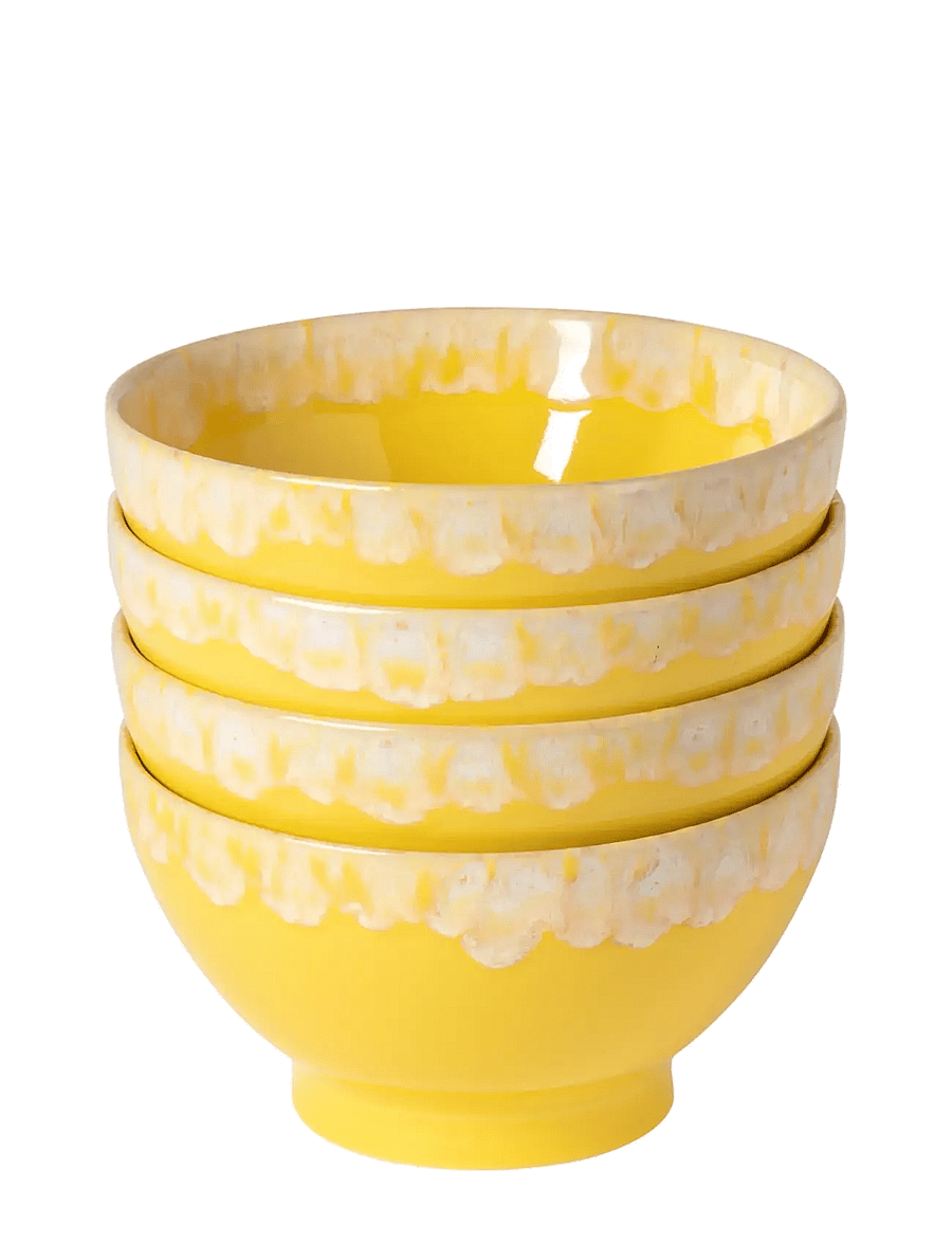 Costa Nova - Grespresso latte bowl 4-p - hommikusöögikausid - yellow - 1