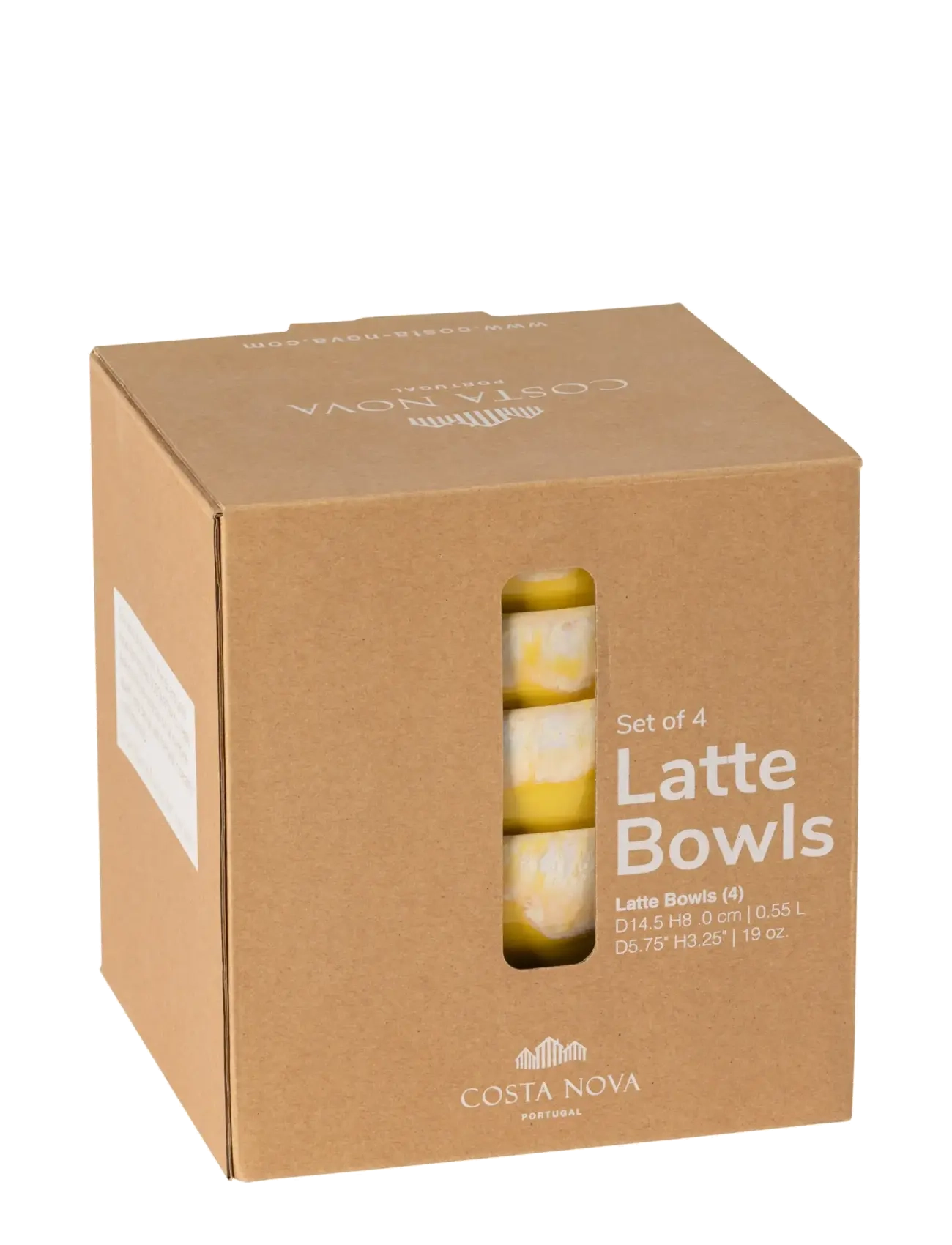 Costa Nova - Grespresso latte bowl 4-p - müslischalen - yellow - 2