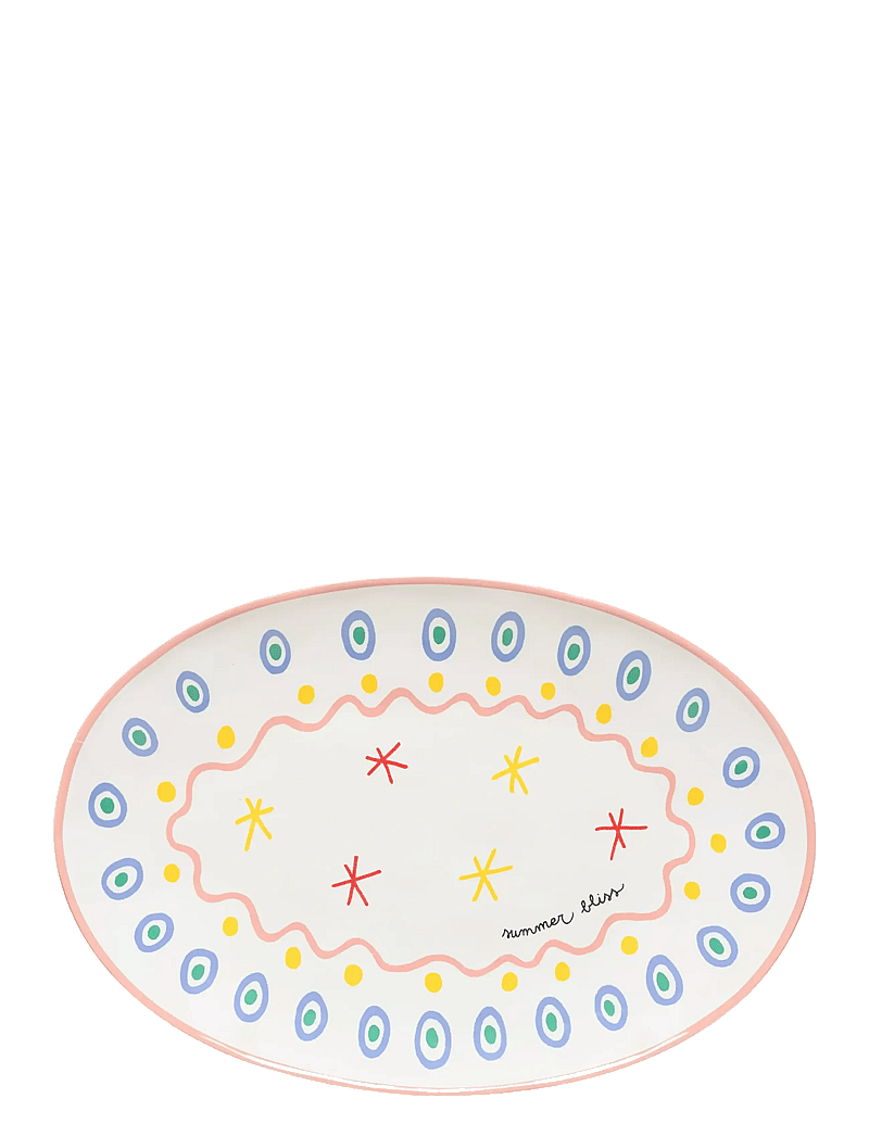 Costa Nova - Summer Bliss oval platter - servierplatten - multi - 1